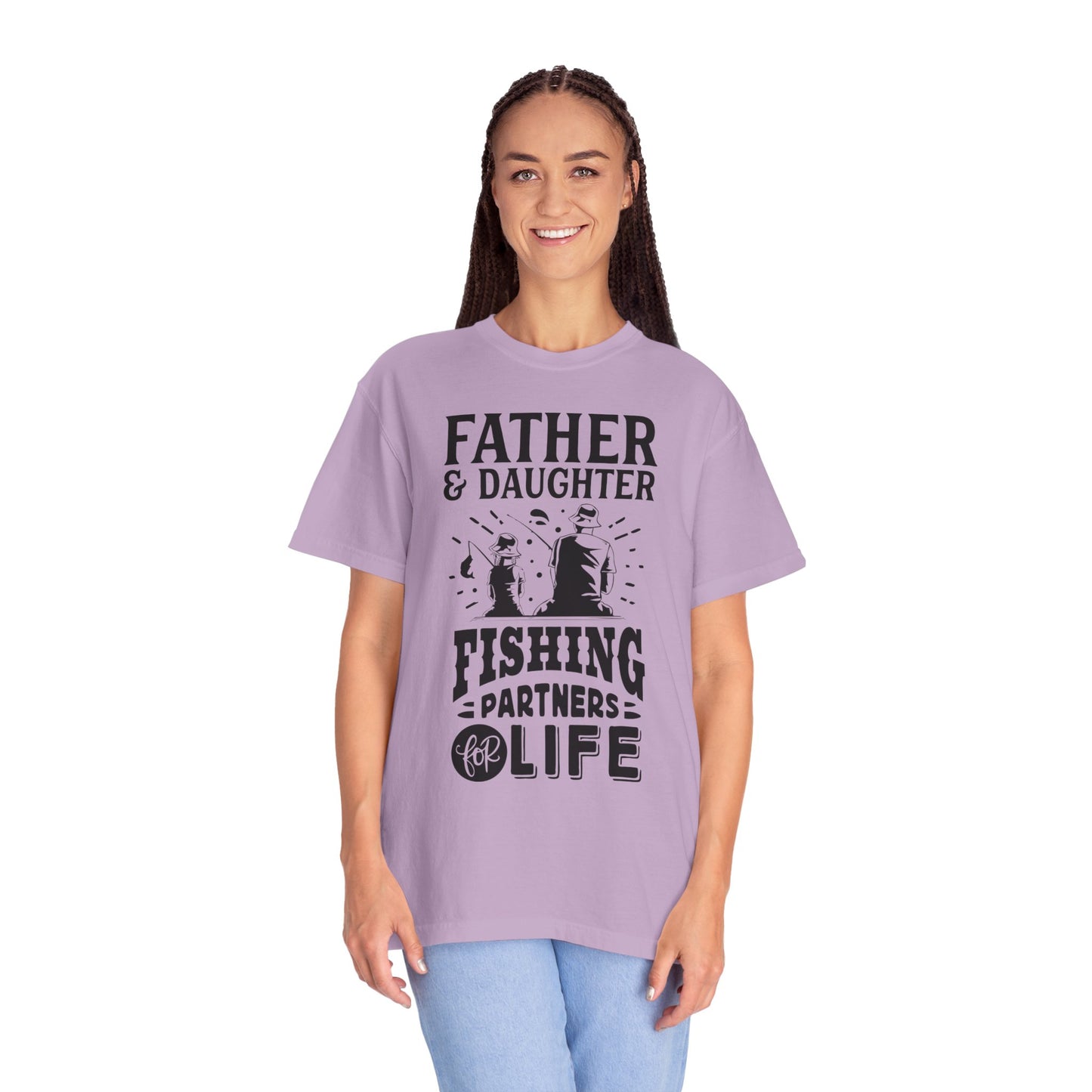 Father and daughter forever: Unisex Garment-Dyed T-shirt