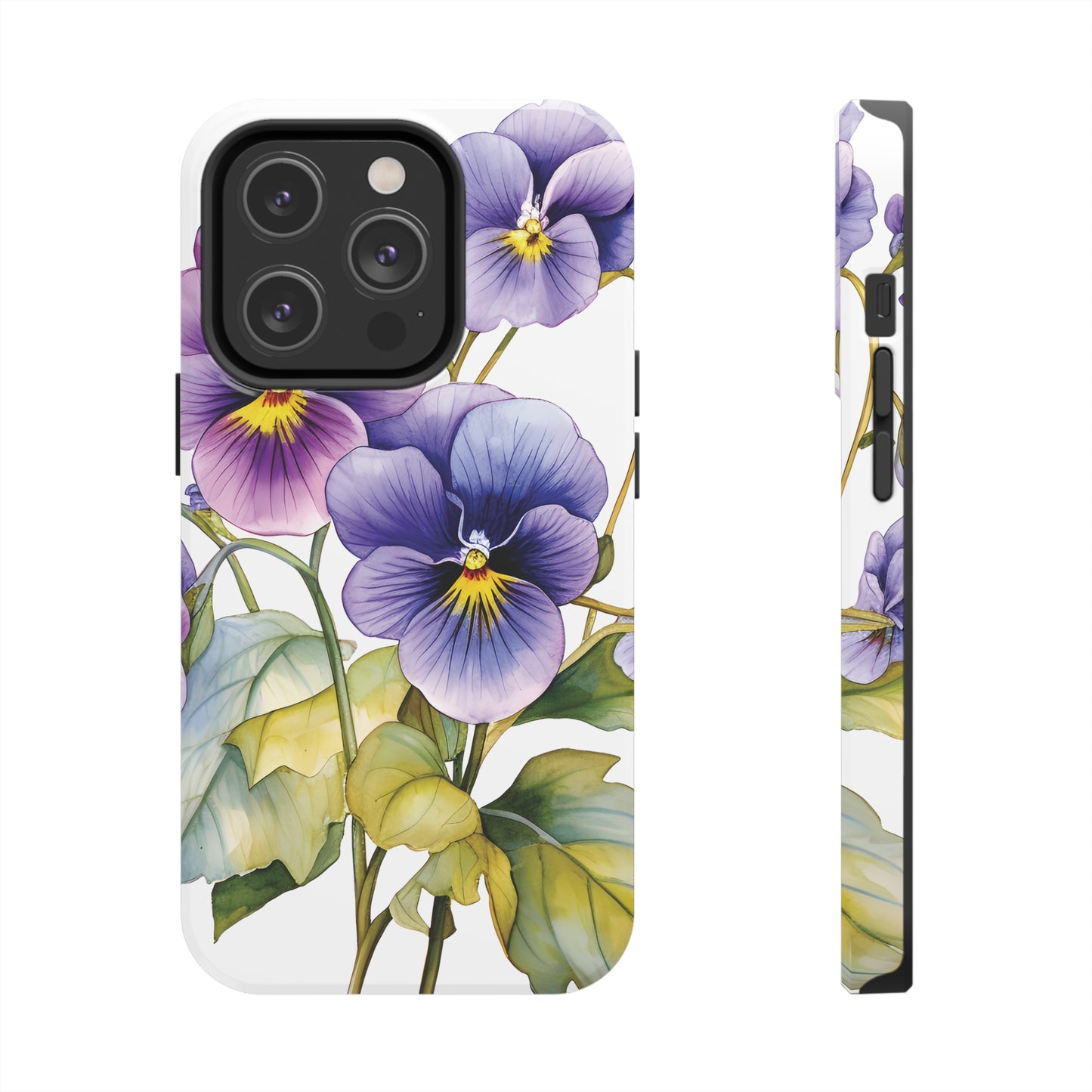 Tough Phone Cases (Violet Flower)