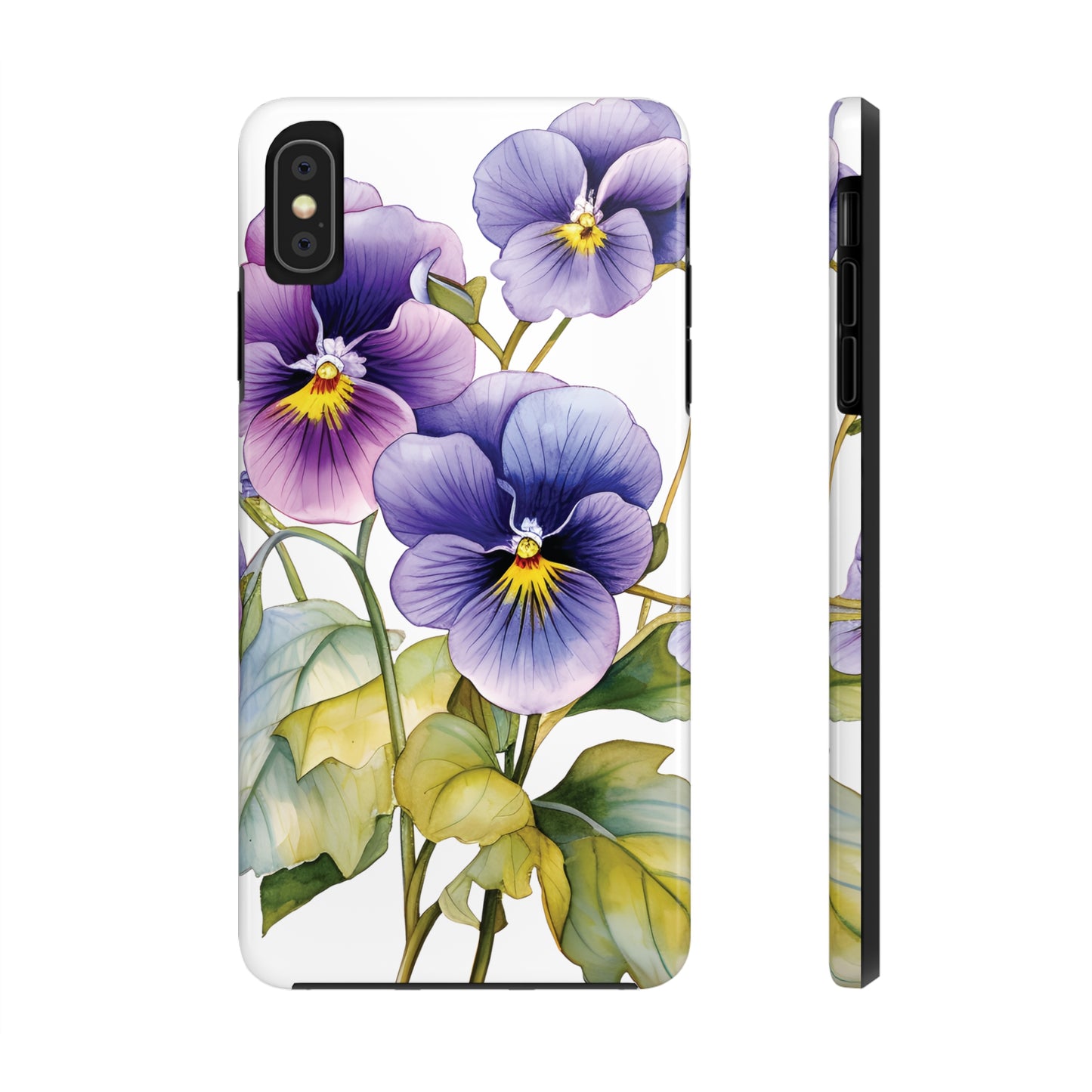 Tough Phone Cases (Violet Flower)