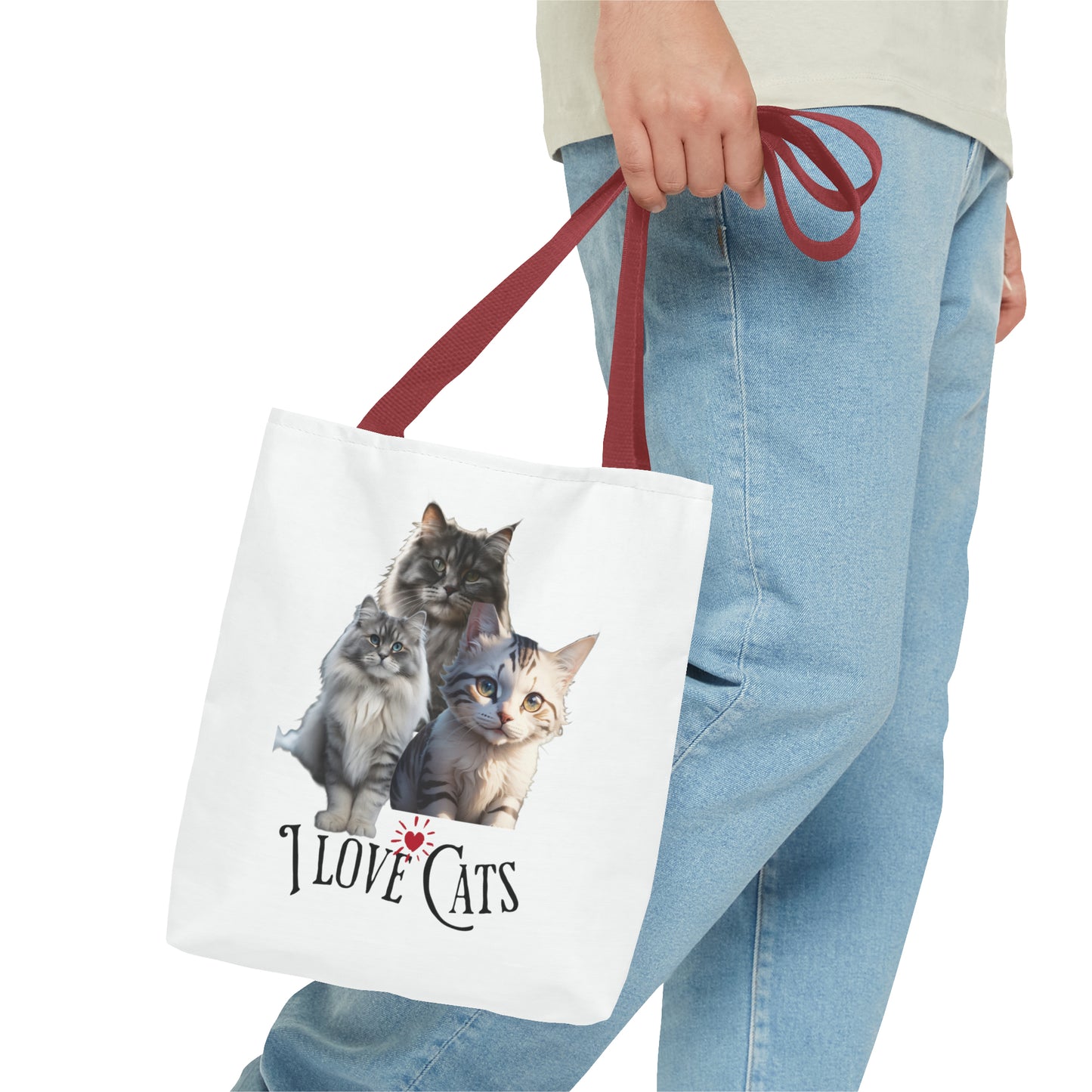 I love Cats - Tote Bag (AOP)