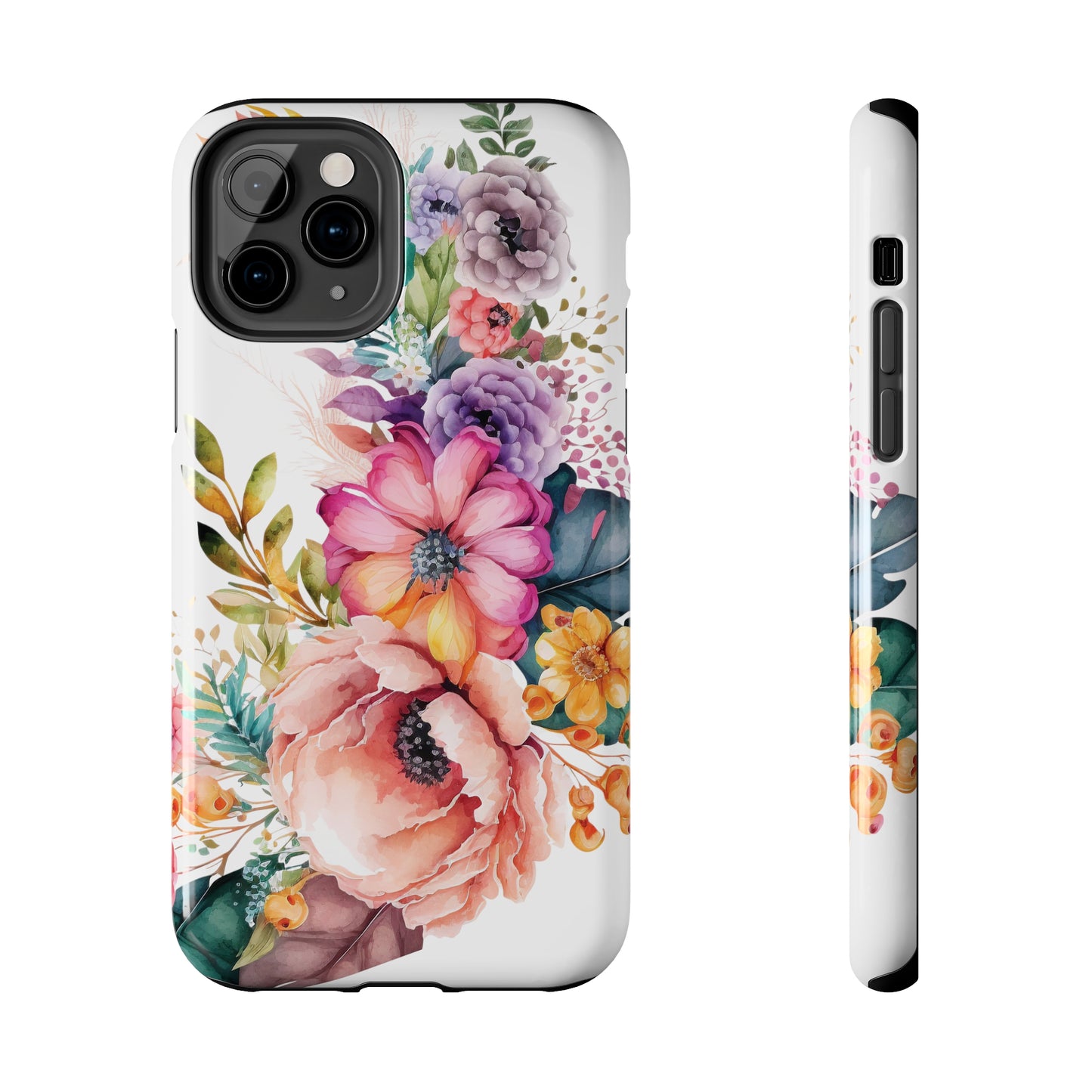 Tough Phone Cases: Watercolor Flower