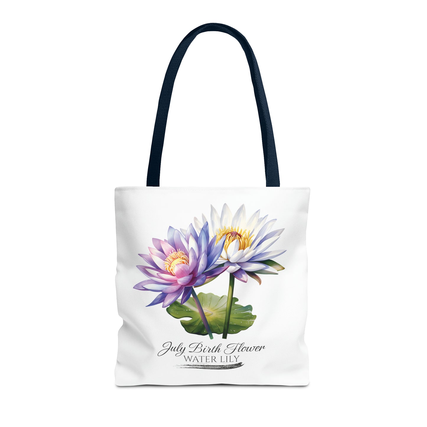 July Birth Flower: Water Lily - Tote Bag (AOP)