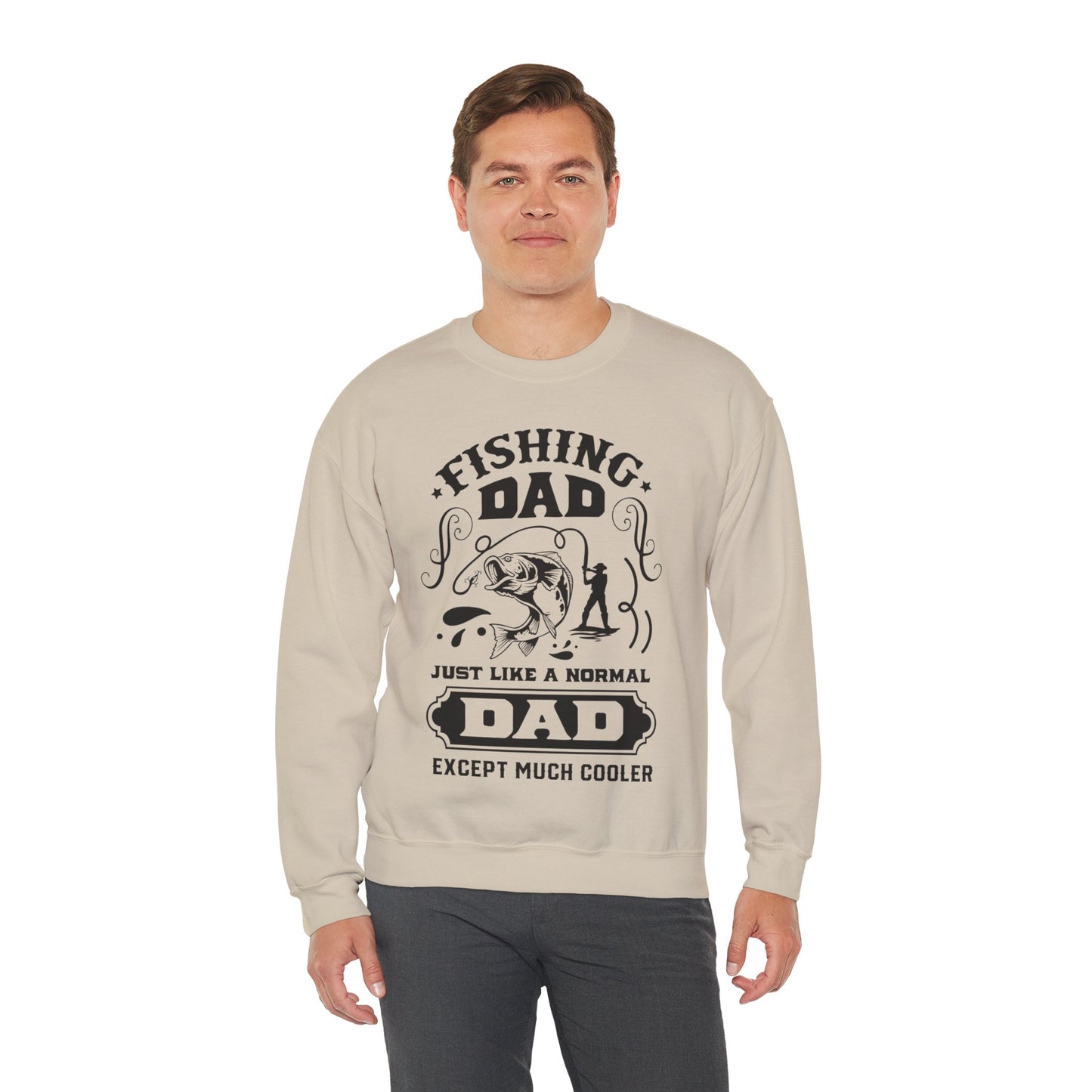 Fishing dad - Unisex Heavy Blend™ Crewneck Sweatshirt