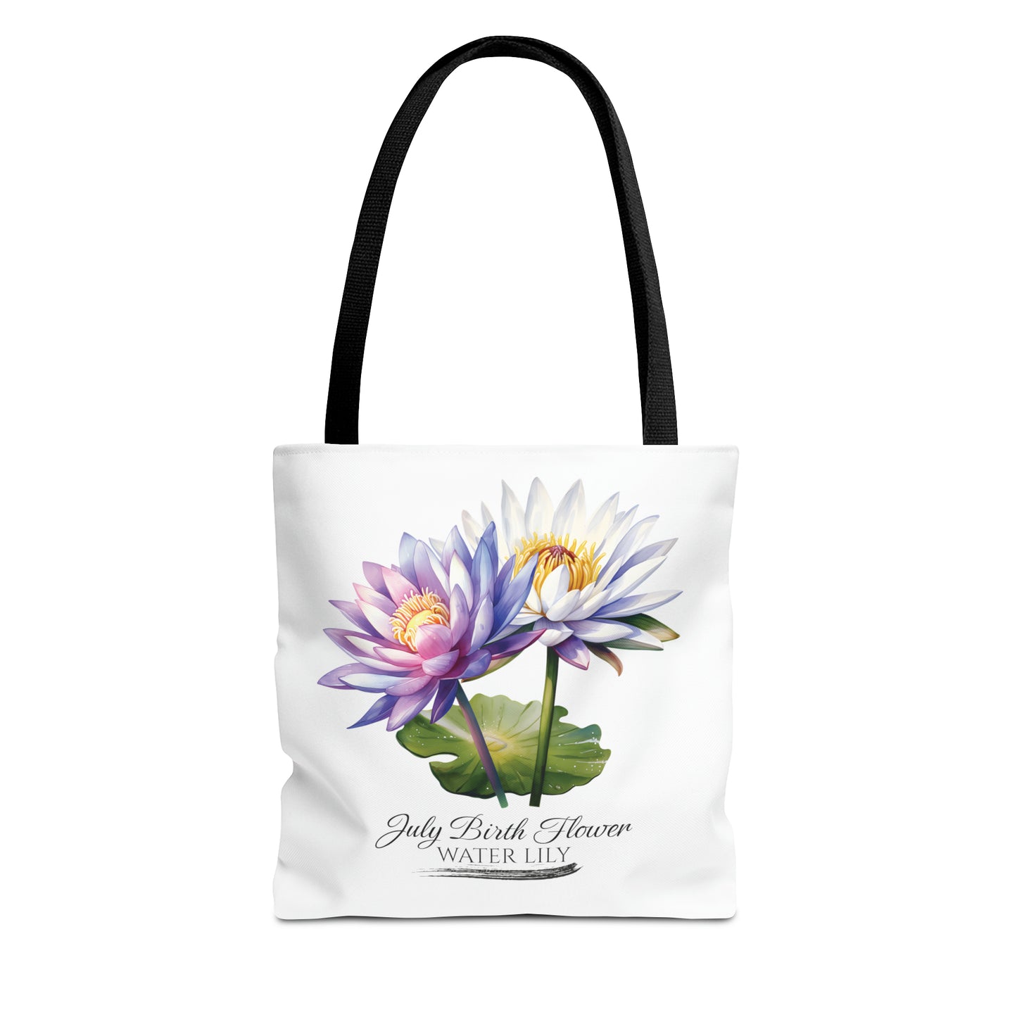 July Birth Flower: Water Lily - Tote Bag (AOP)