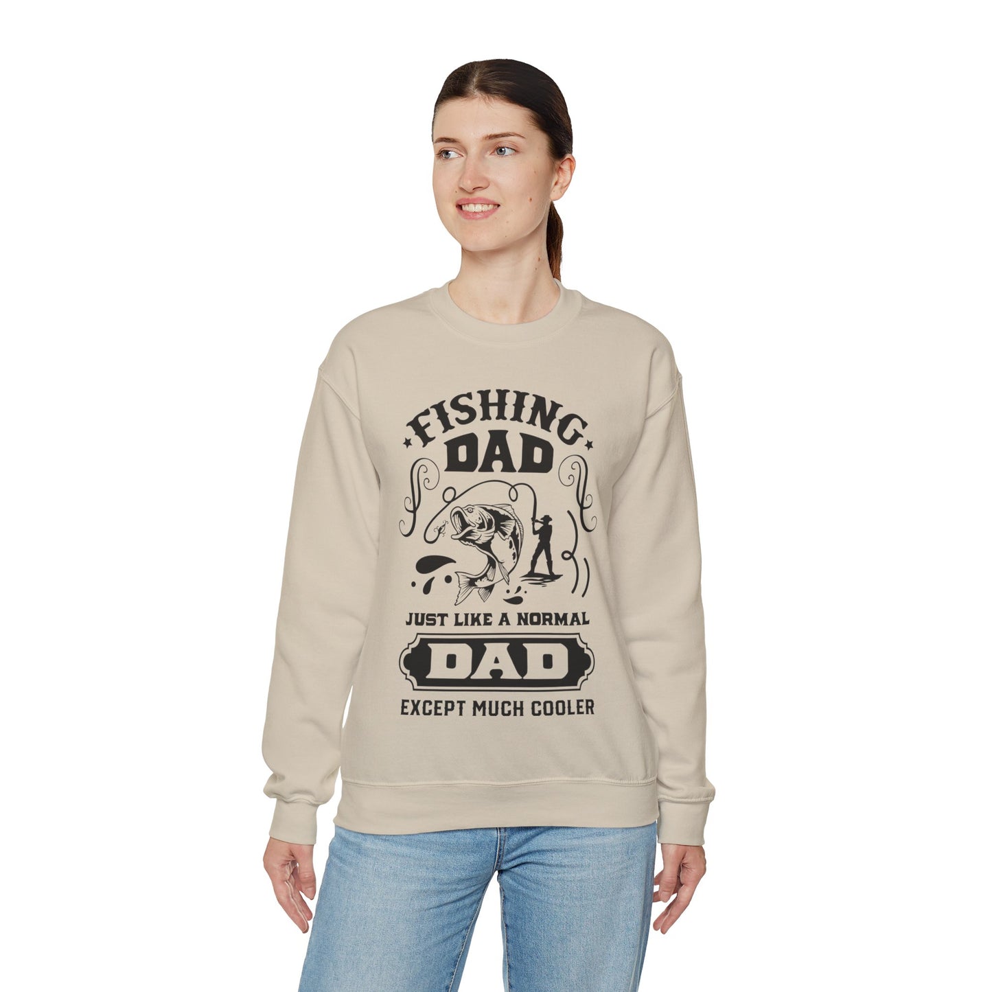 Fishing dad - Unisex Heavy Blend™ Crewneck Sweatshirt