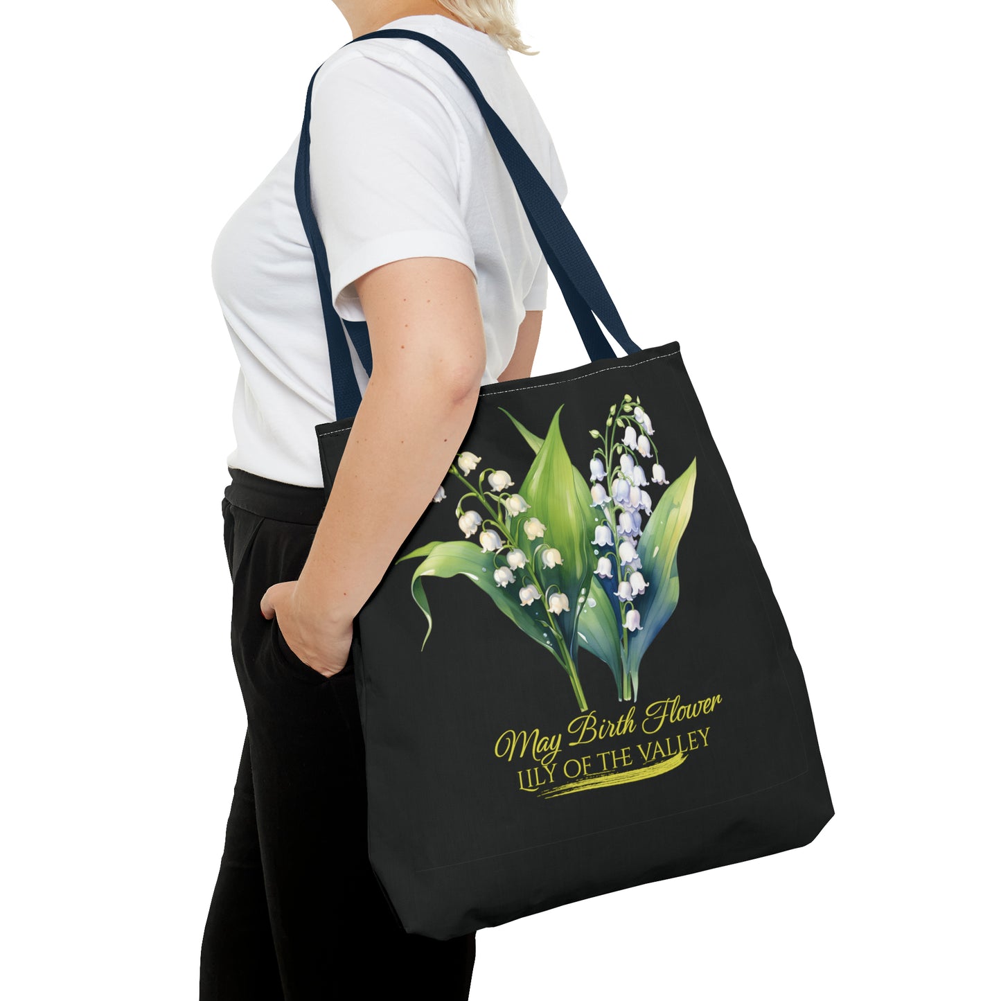 May Birth Flower: Lily of the valley - Tote Bag (AOP)