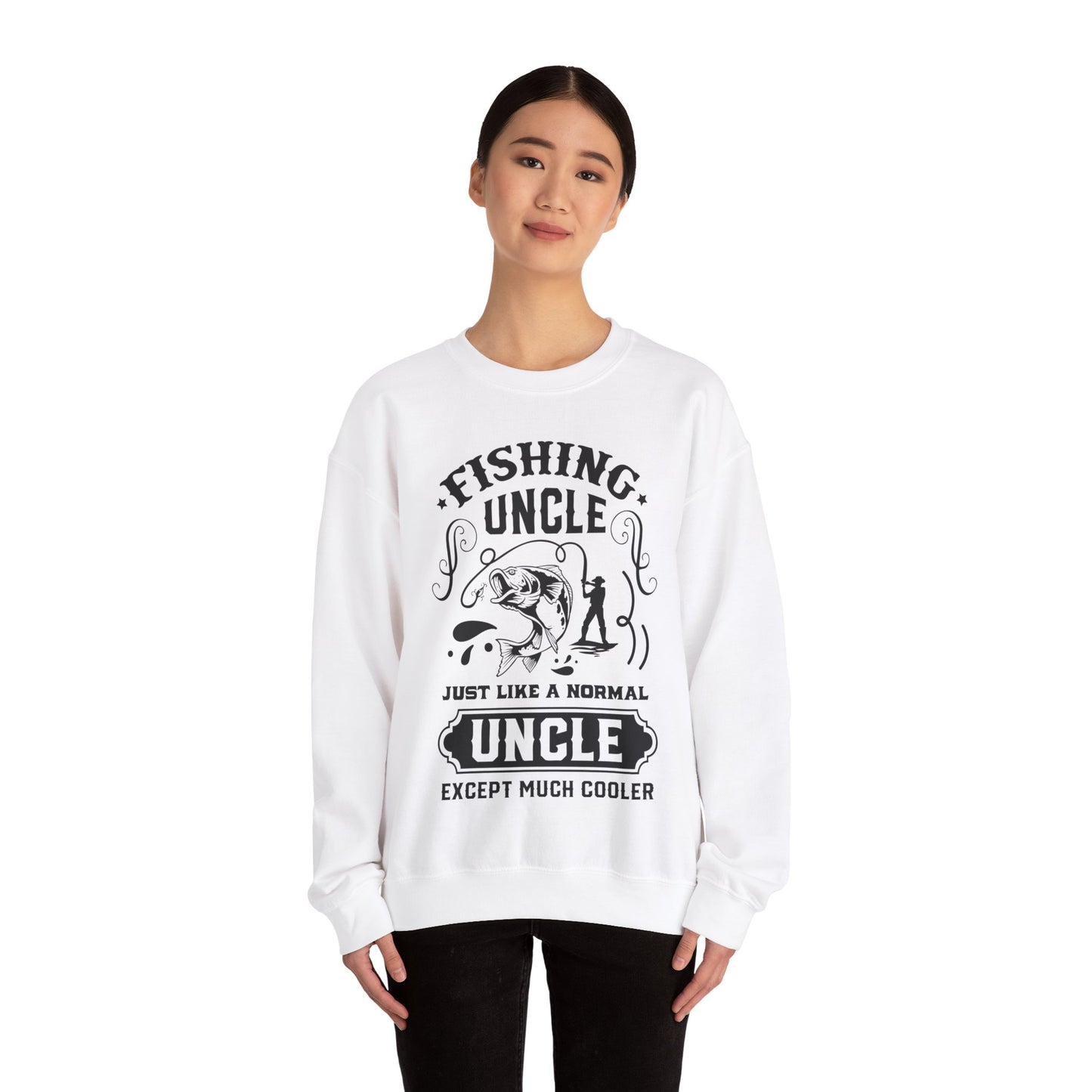 Fishing Uncle - Unisex Heavy Blend™ Crewneck Sweatshirt