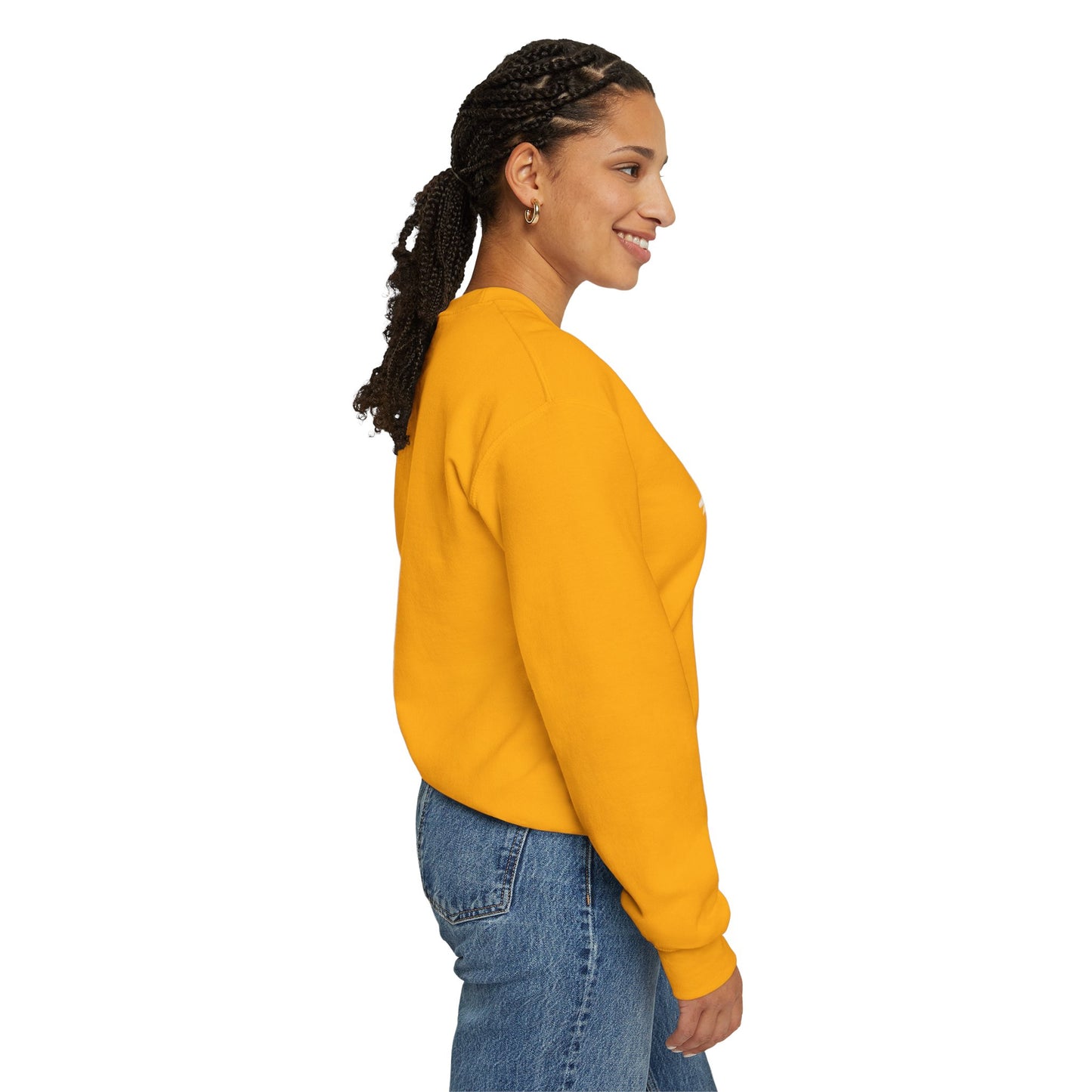 April Birth Flower (Daisy) - Unisex Heavy Blend™ Crewneck Sweatshirt