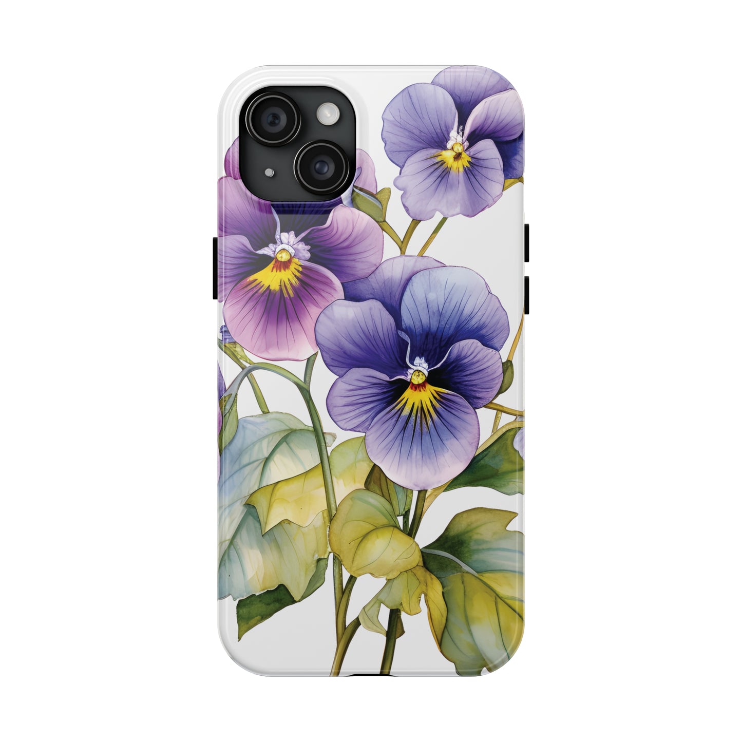 Tough Phone Cases (Violet Flower)