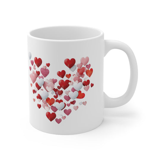 Valentine's Heart: Ceramic Mug 11oz