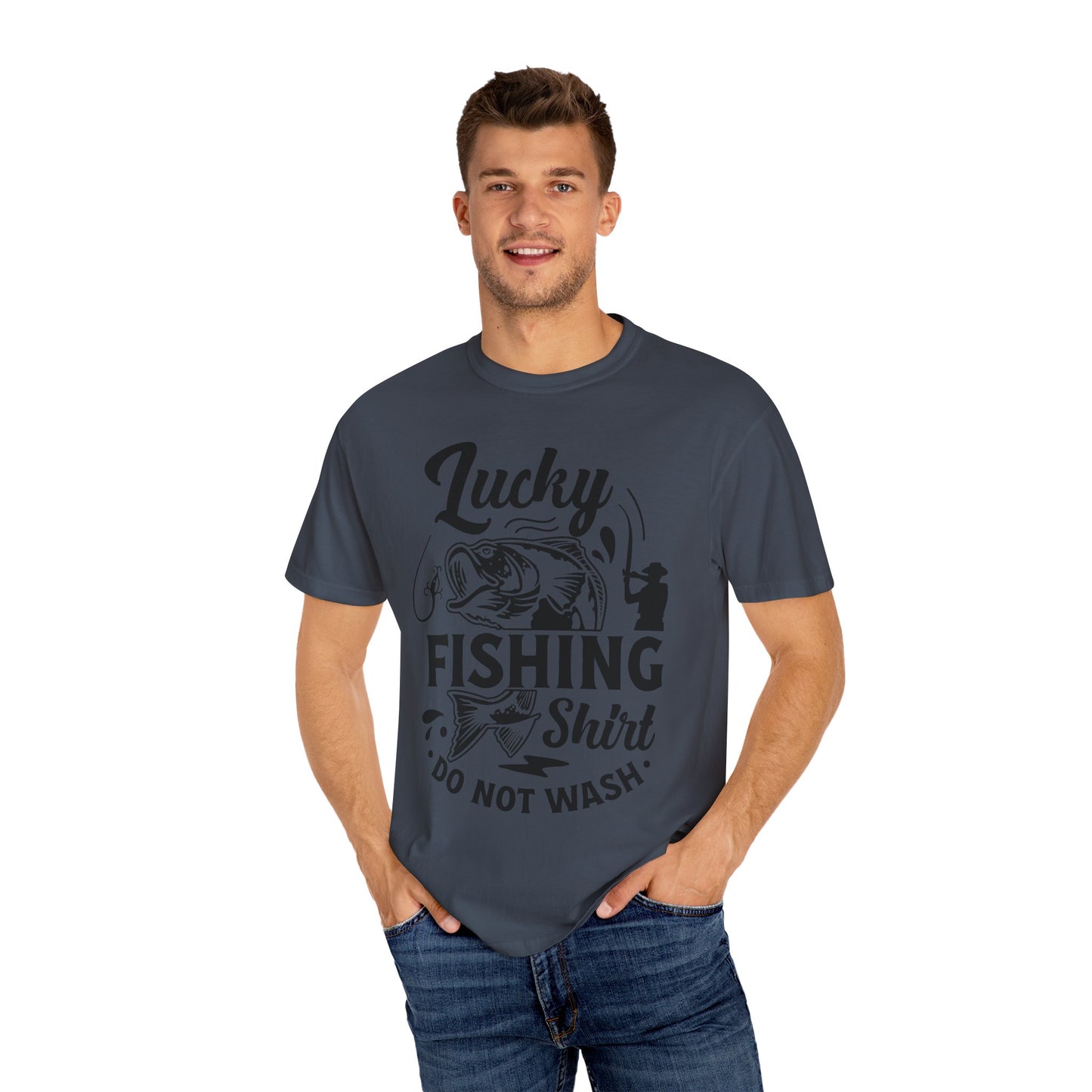 Lucky fishing shirt: Unisex Garment-Dyed T-shirt