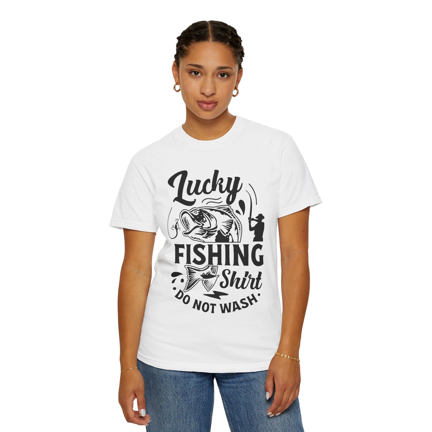 Lucky fishing shirt: Unisex Garment-Dyed T-shirt