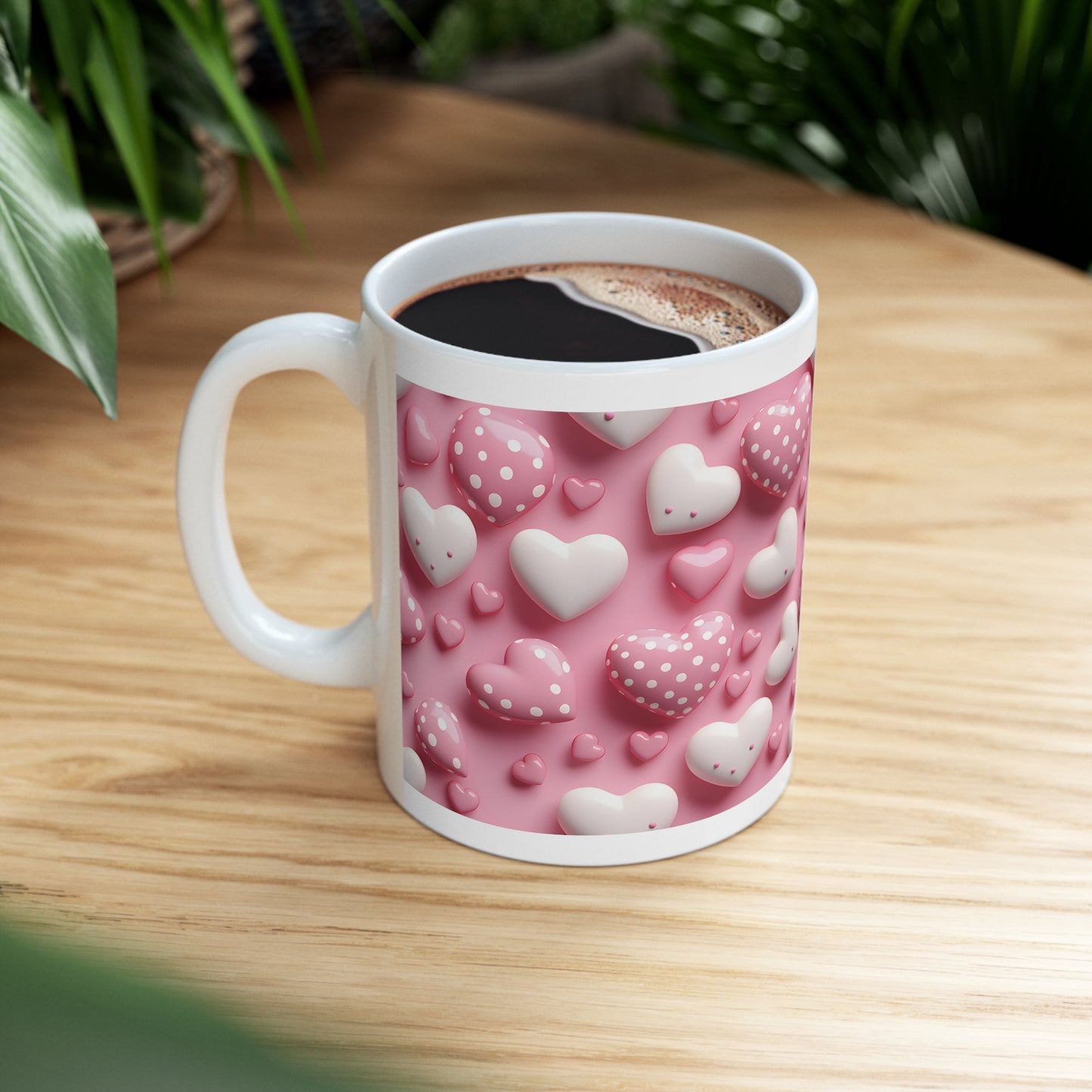 Valentine's Candy Heart: Ceramic Mug 11oz