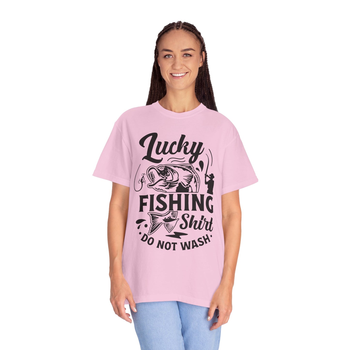 Lucky fishing shirt: Unisex Garment-Dyed T-shirt