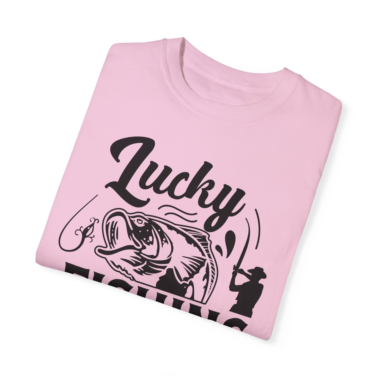 Lucky fishing shirt: Unisex Garment-Dyed T-shirt