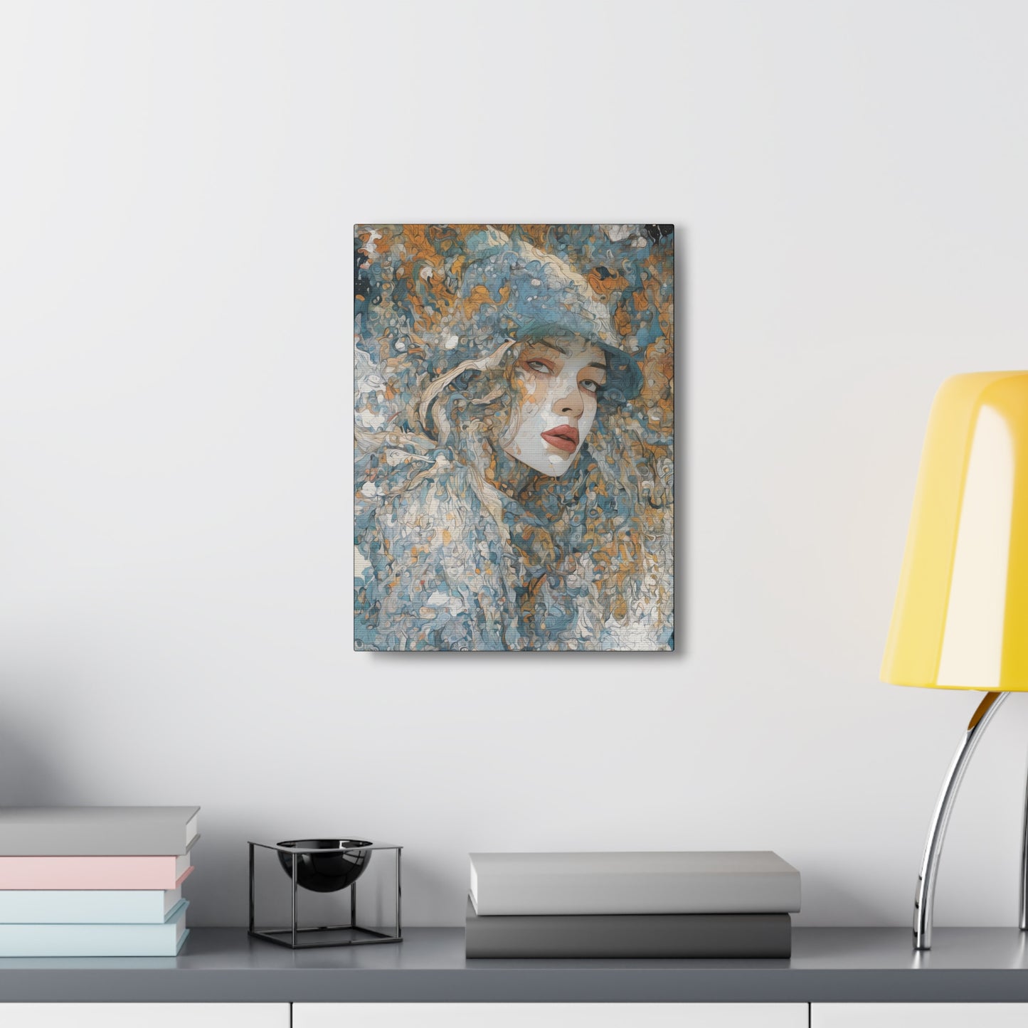 Beautiful Woman Abstract Art: Canvas Gallery Wraps