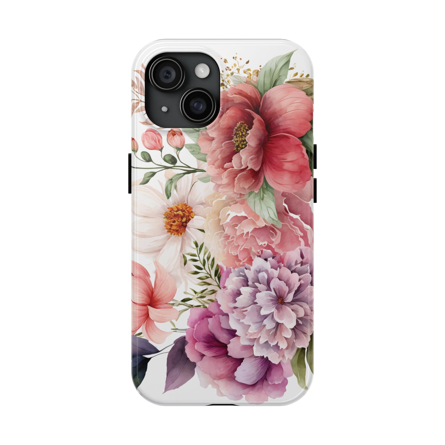 Tough Phone Cases: Watercolor Flower