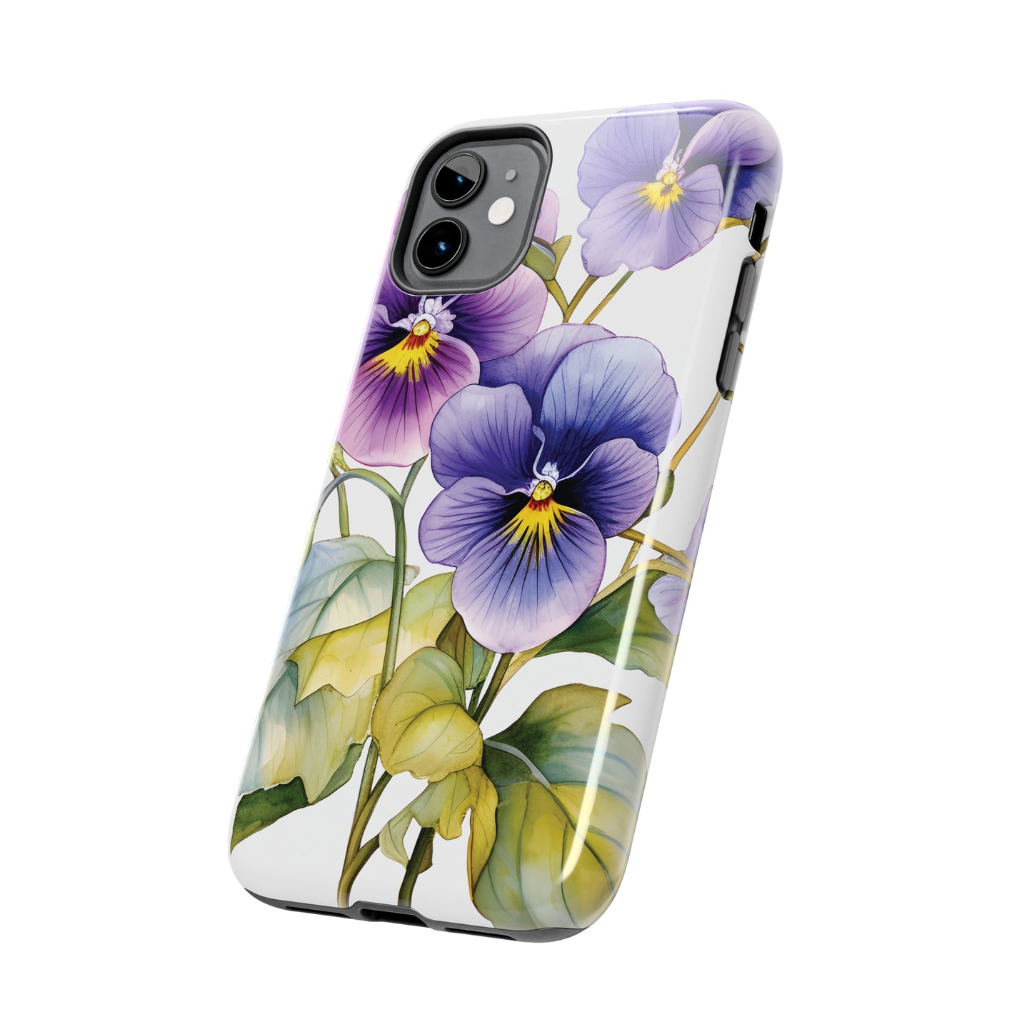 Tough Phone Cases (Violet Flower)