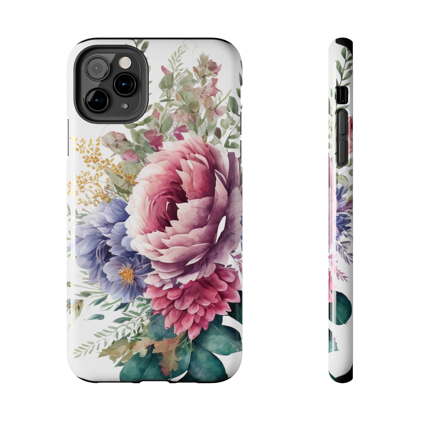 Tough Phone Cases: Watercolor Flower