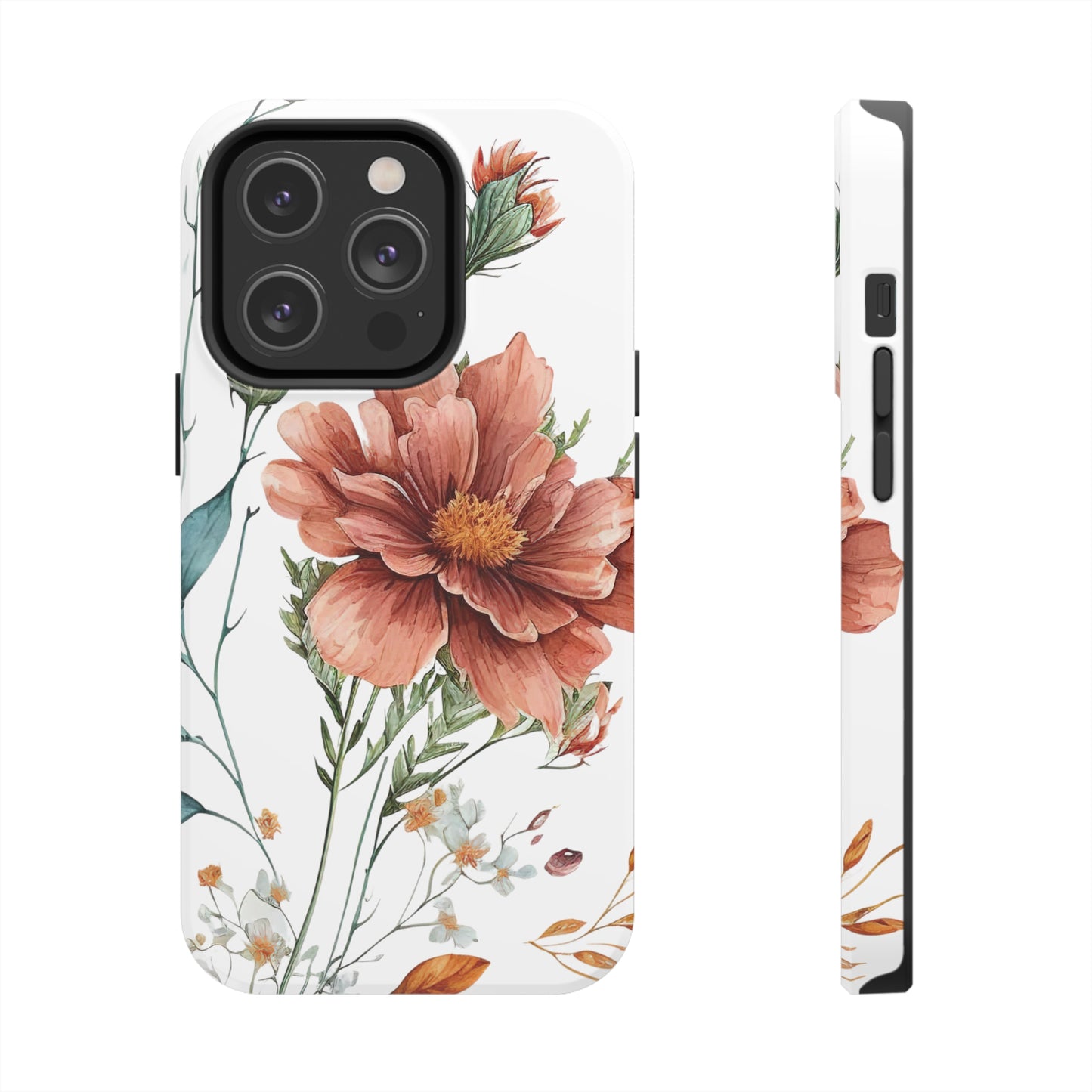 Tough Phone Cases: Watercolor Flower