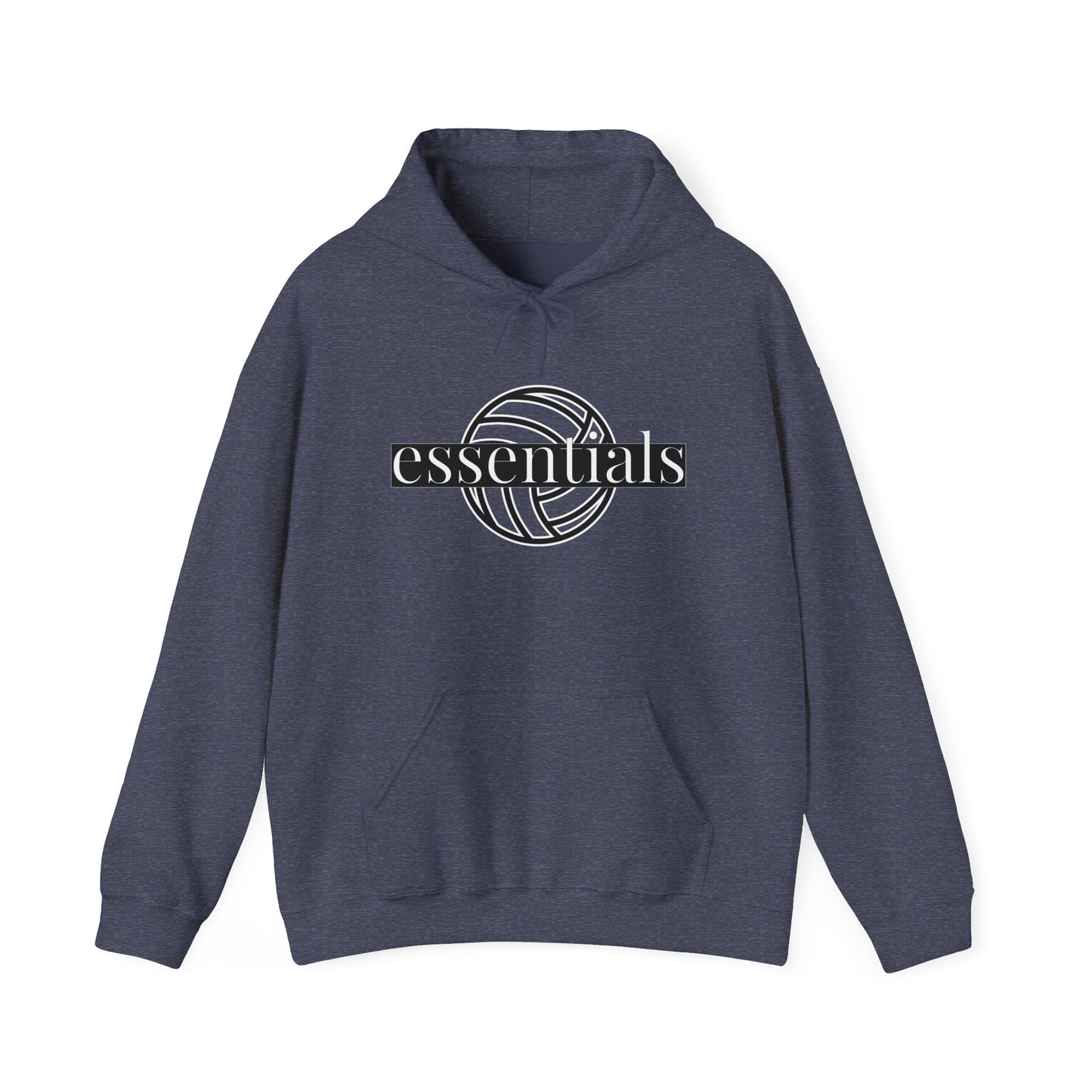 Volleyball Essentials Hoodie, Unisex Sweatshirt for Players, Casual Wear, Sports Apparel, Gift for Volleyball Lovers, Comfortable Warmth