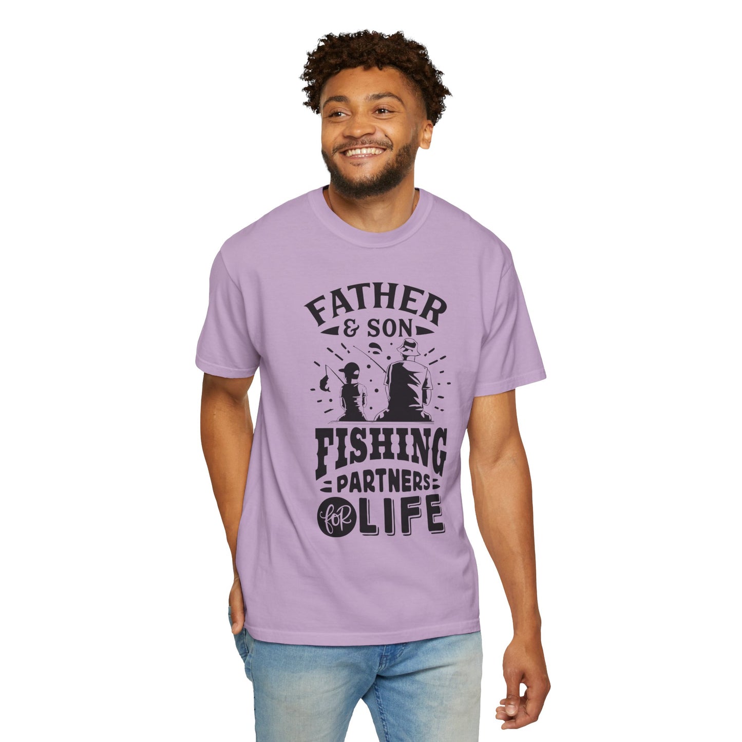 Father and Son forever: Unisex Garment-Dyed T-shirt