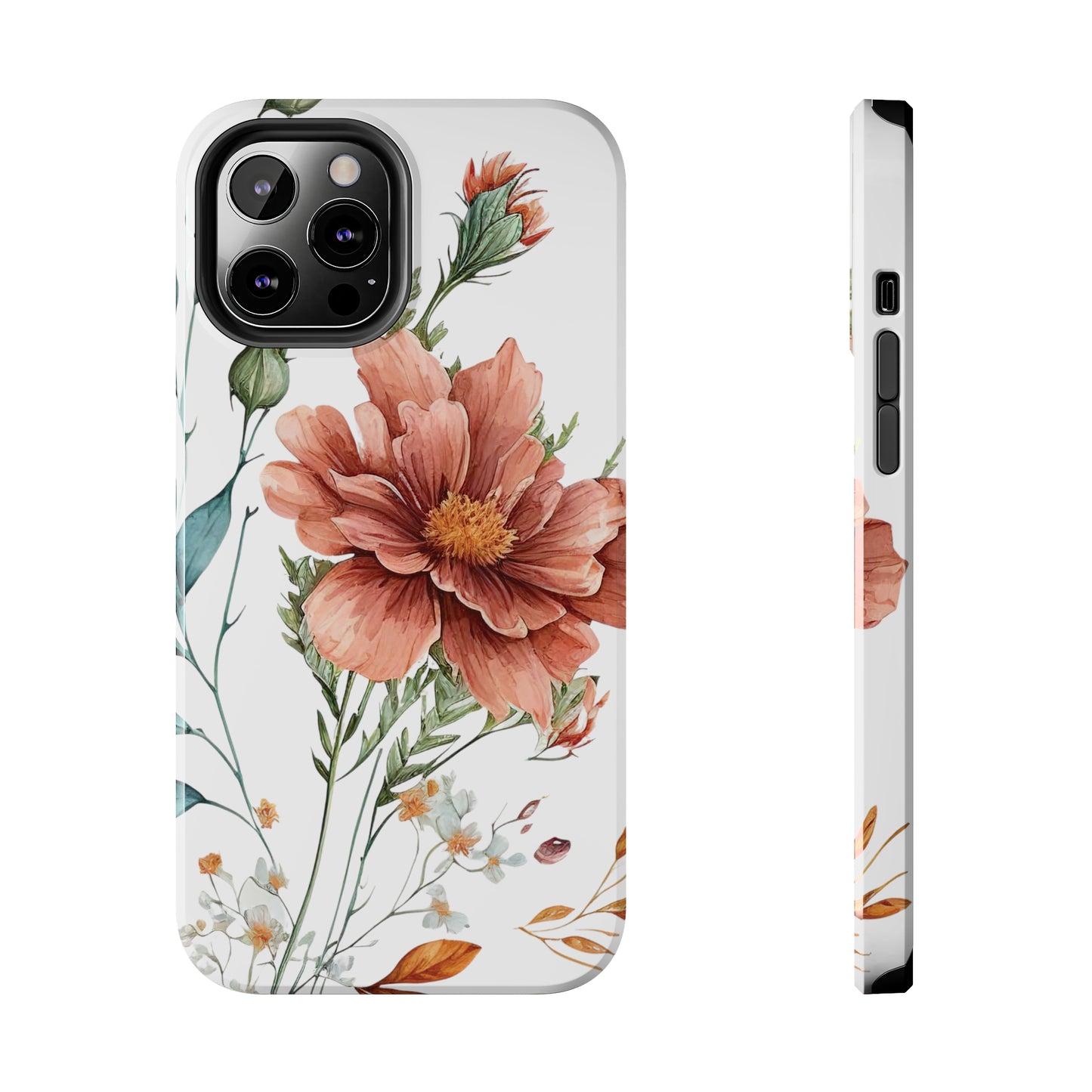 Tough Phone Cases: Watercolor Flower