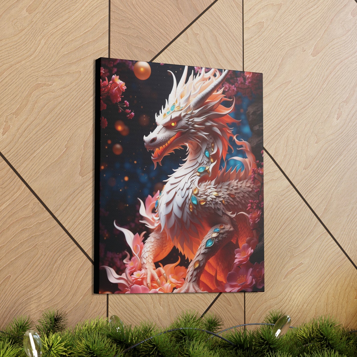 The Protector Dragon: Canvas Gallery Wraps