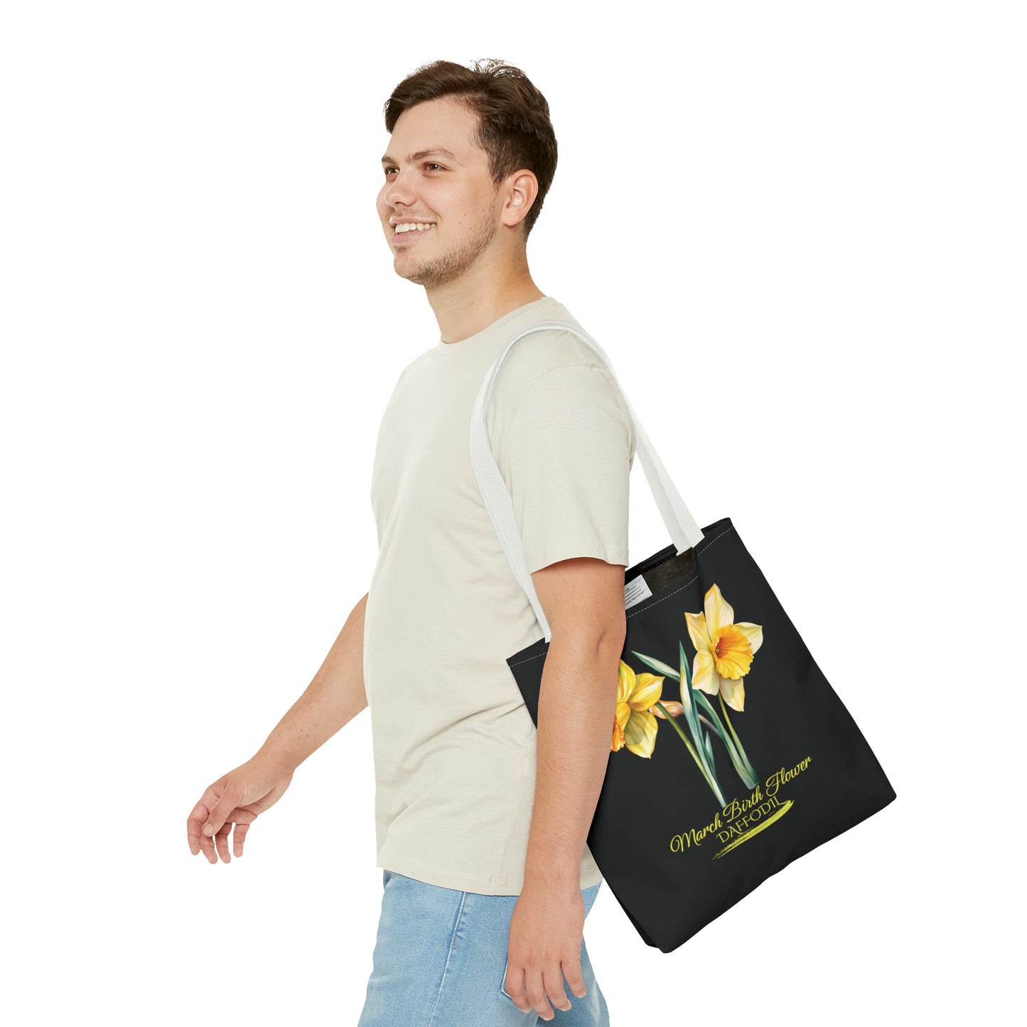 March Birth Flower: Daffodil - Tote Bag (AOP)