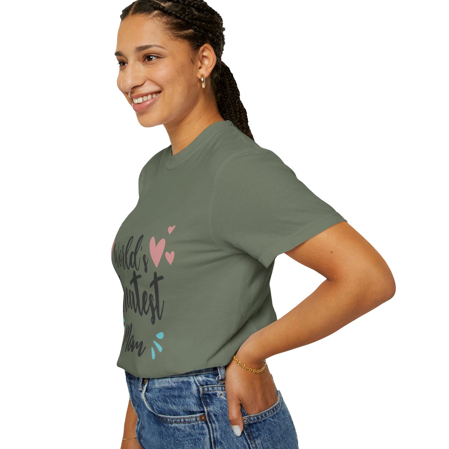 World greatest mom - Unisex Garment-Dyed T-shirt