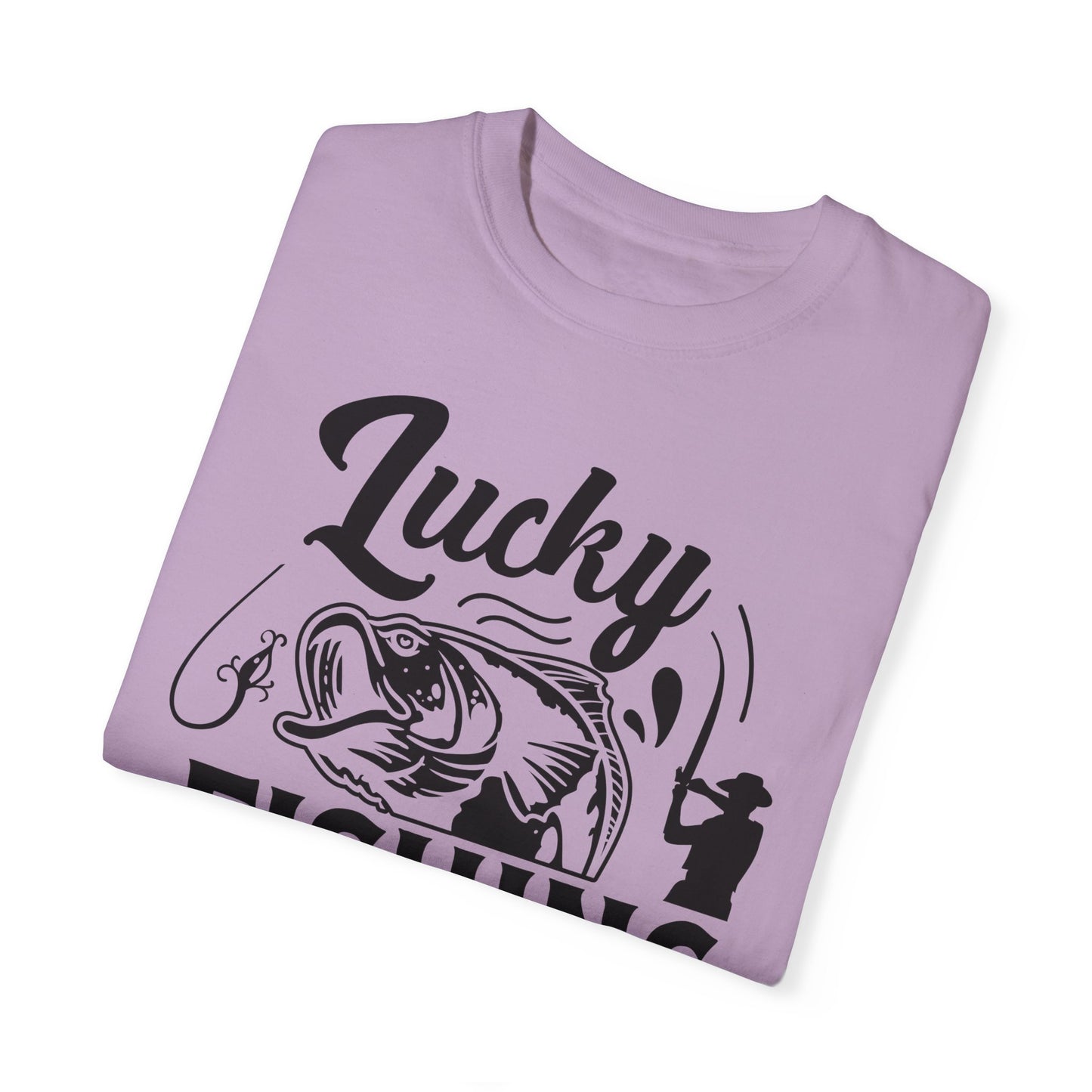 Lucky fishing shirt: Unisex Garment-Dyed T-shirt