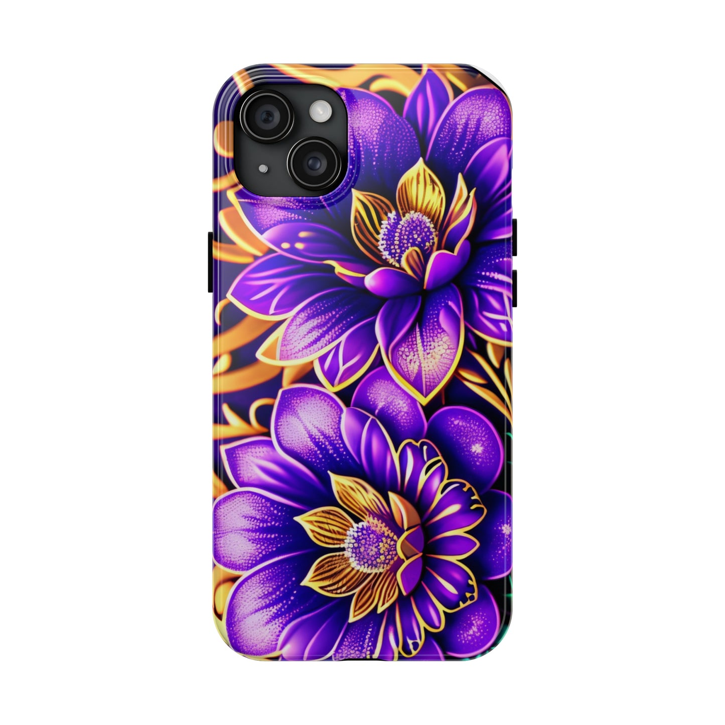 Tough Phone Cases: Fantasy Blossom Flowers