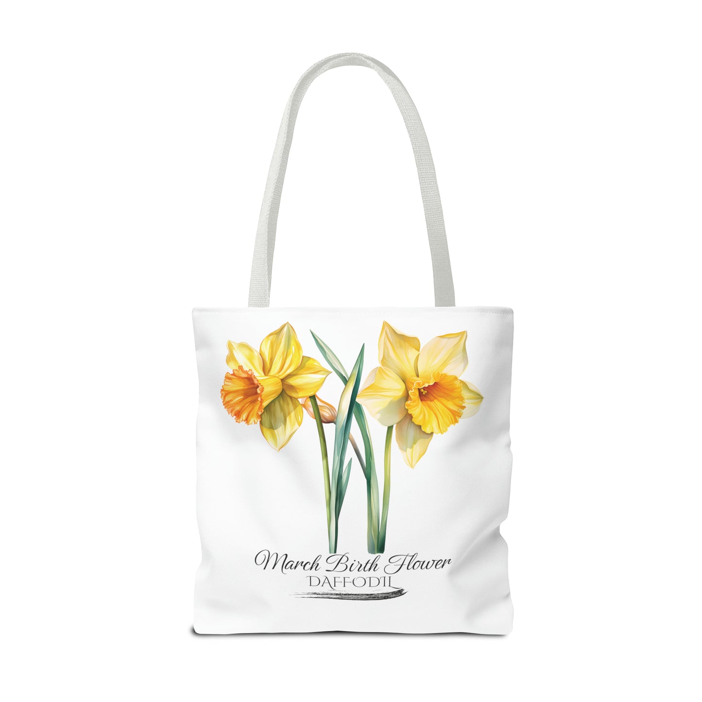 March Birth Flower: Daffodil - Tote Bag (AOP)