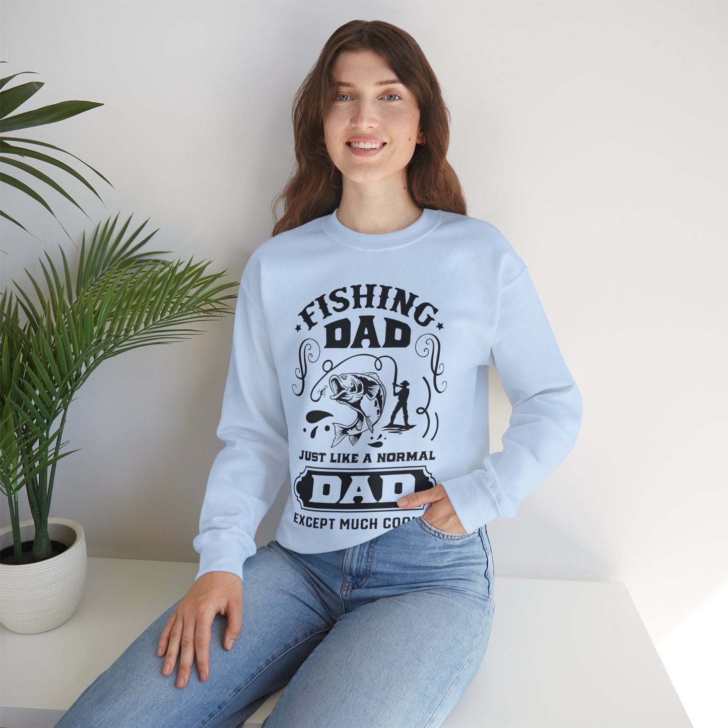 Fishing dad - Unisex Heavy Blend™ Crewneck Sweatshirt