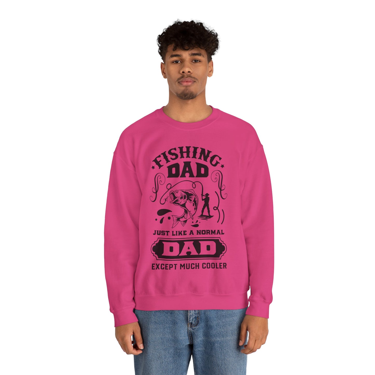 Fishing dad - Unisex Heavy Blend™ Crewneck Sweatshirt