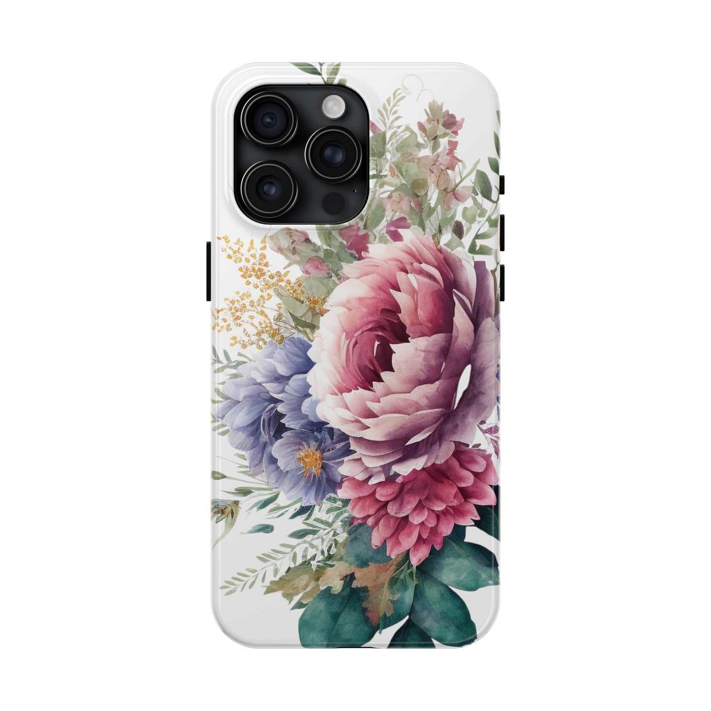 Tough Phone Cases: Watercolor Flower