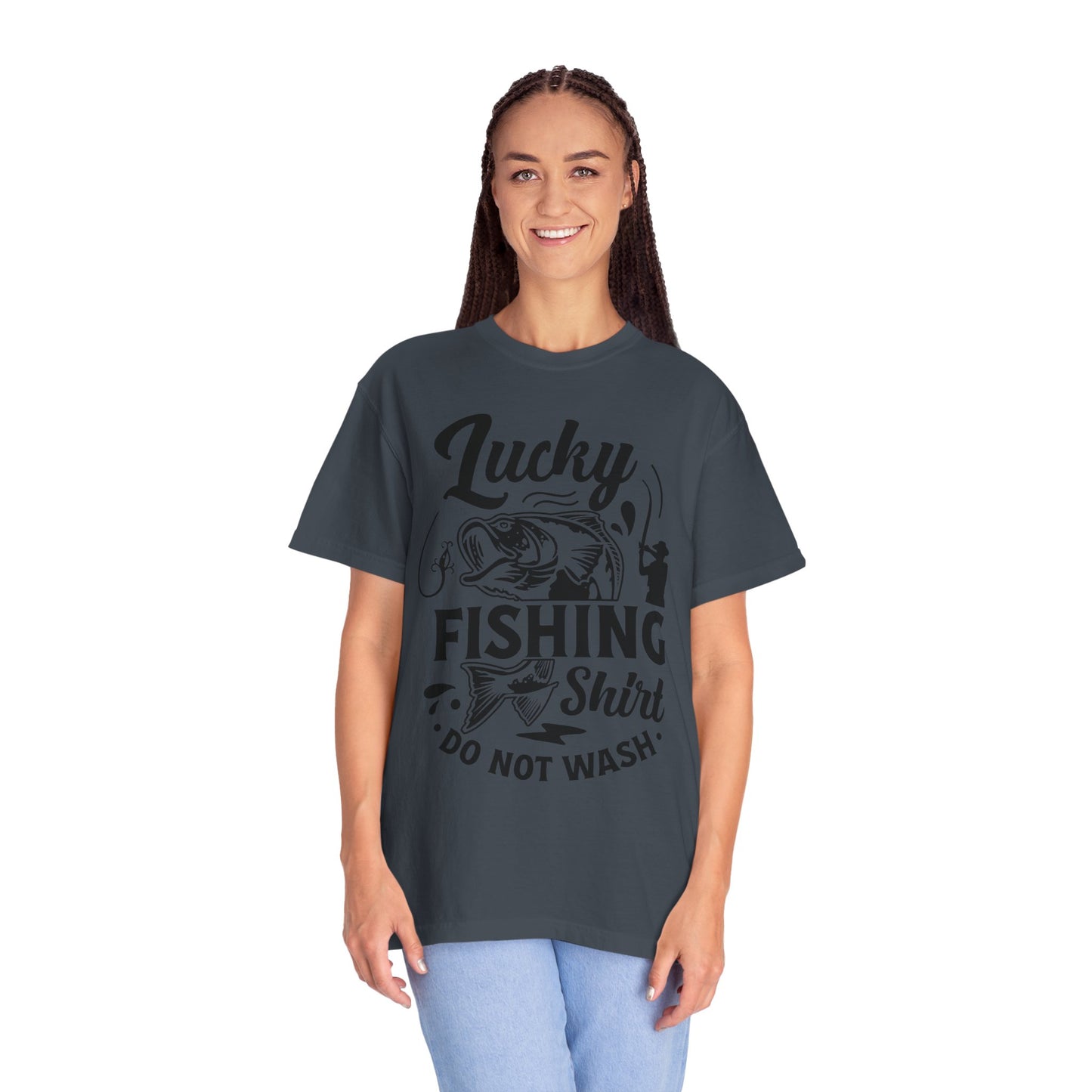 Lucky fishing shirt: Unisex Garment-Dyed T-shirt