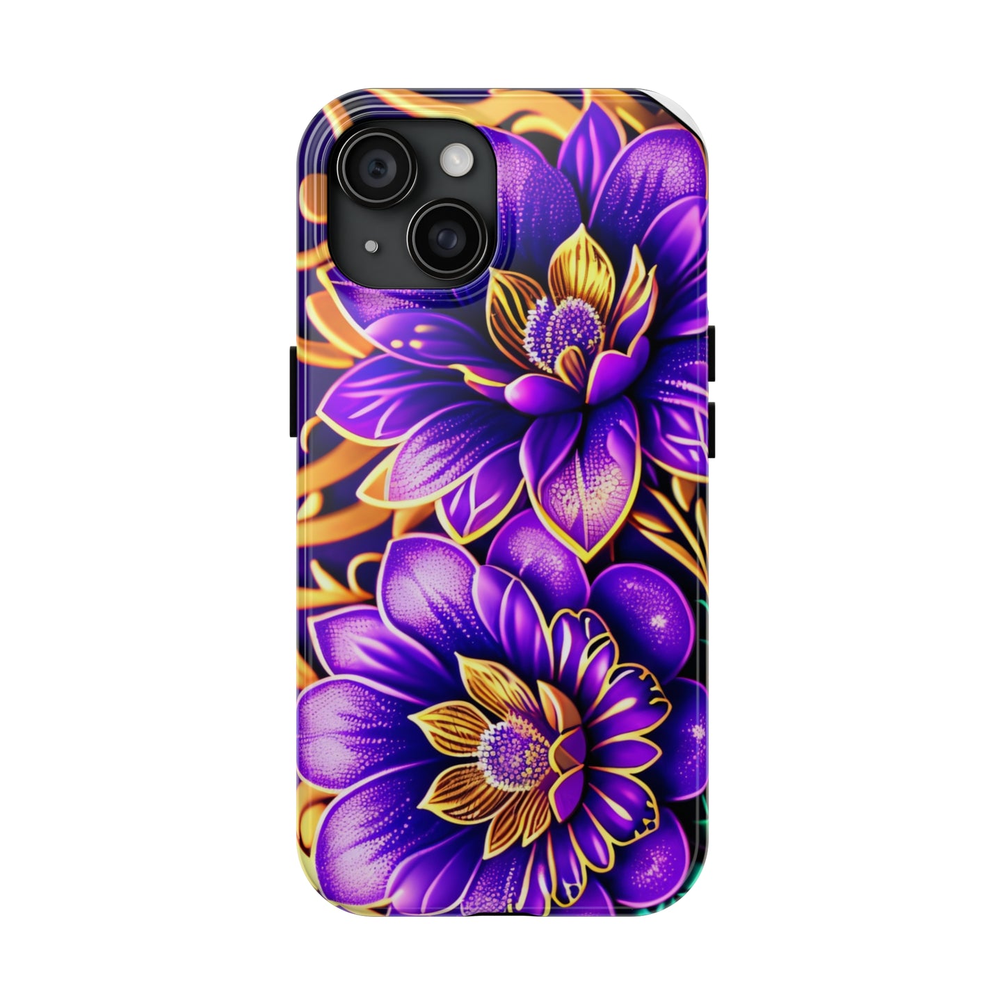 Tough Phone Cases: Fantasy Blossom Flowers