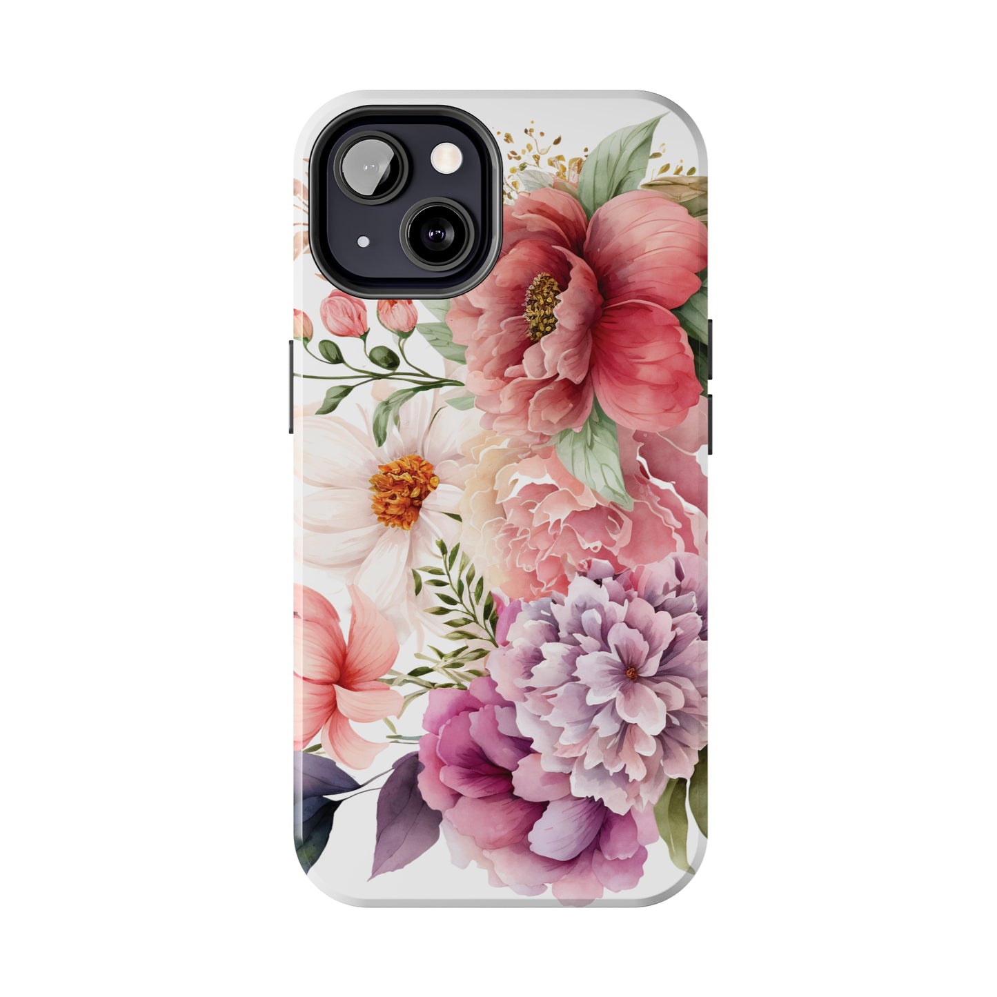 Tough Phone Cases: Watercolor Flower