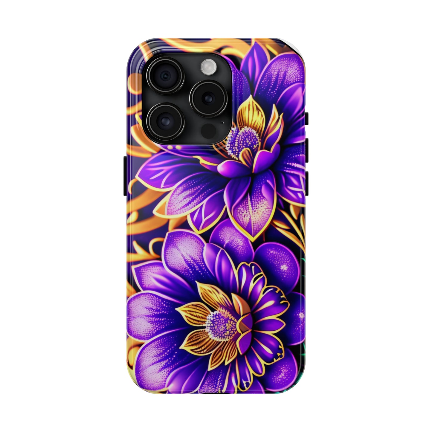 Tough Phone Cases: Fantasy Blossom Flowers