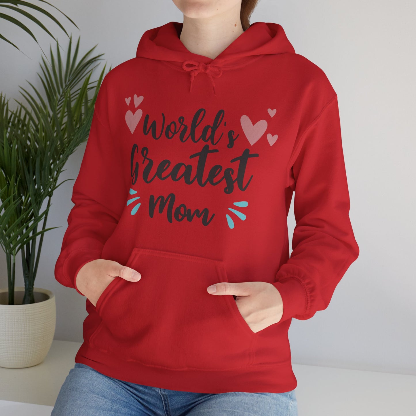 Worl Greatest Mom - Unisex Heavy Blend™ Hooded Sweatshirt