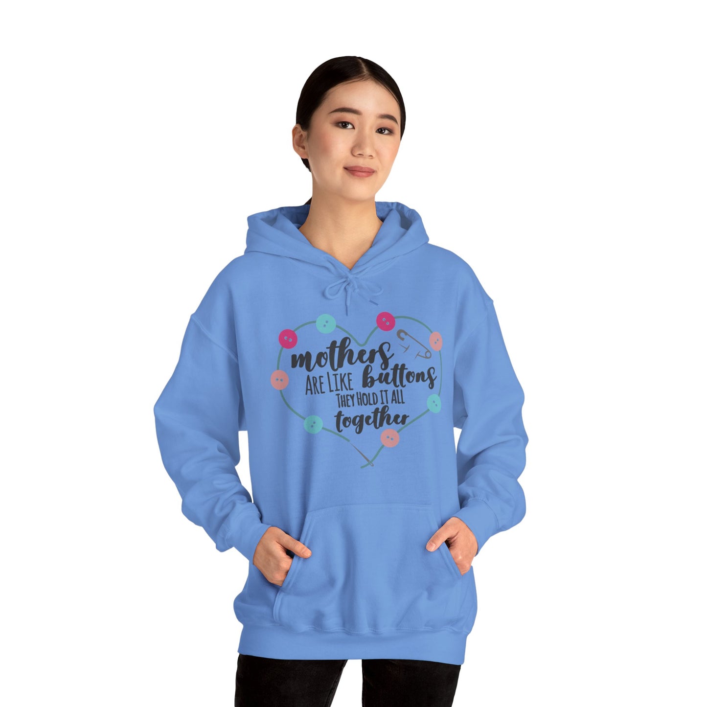 Mothers are like buttons - Unisex Heavy Blend™ Hooded Sweatshirt