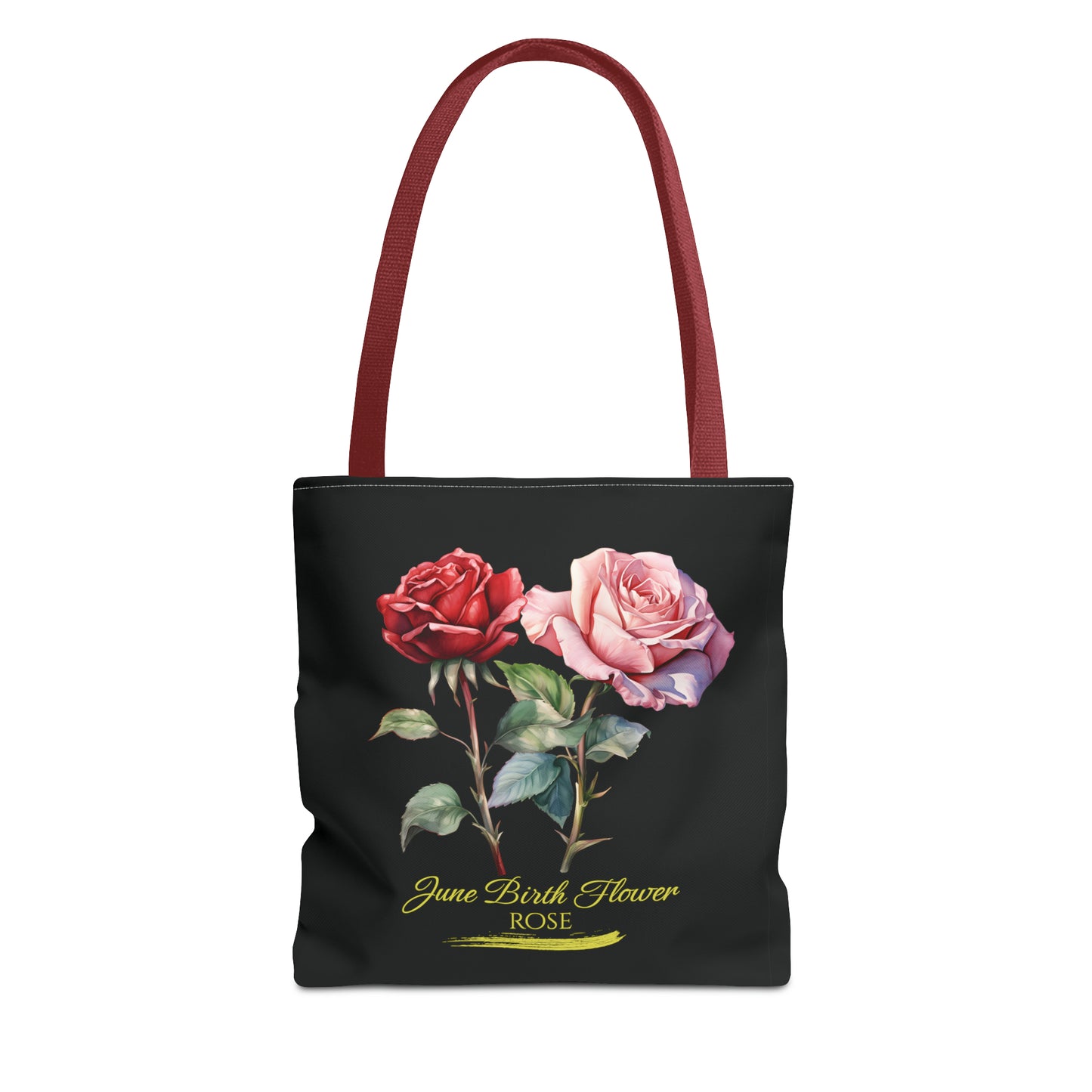 June Birth Flower: Rose - Tote Bag (AOP)