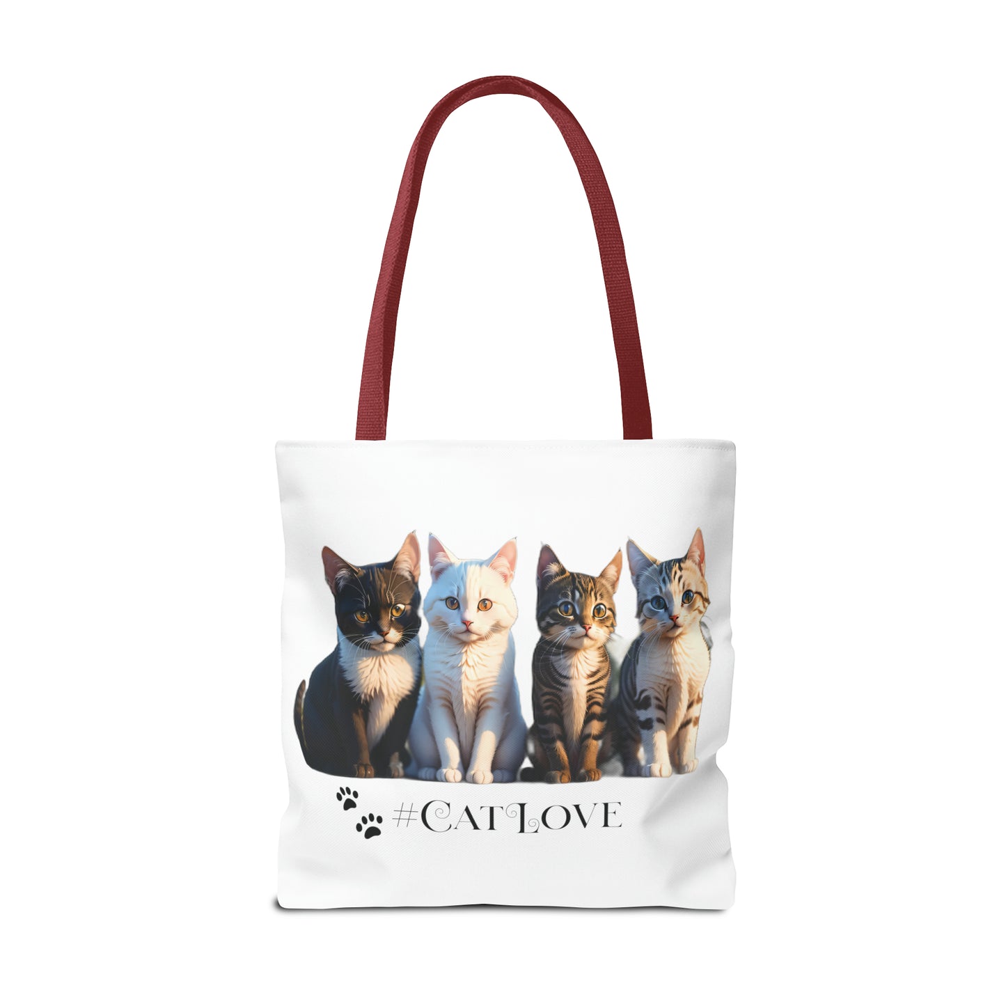 Tote Bag (AOP): #CatLove