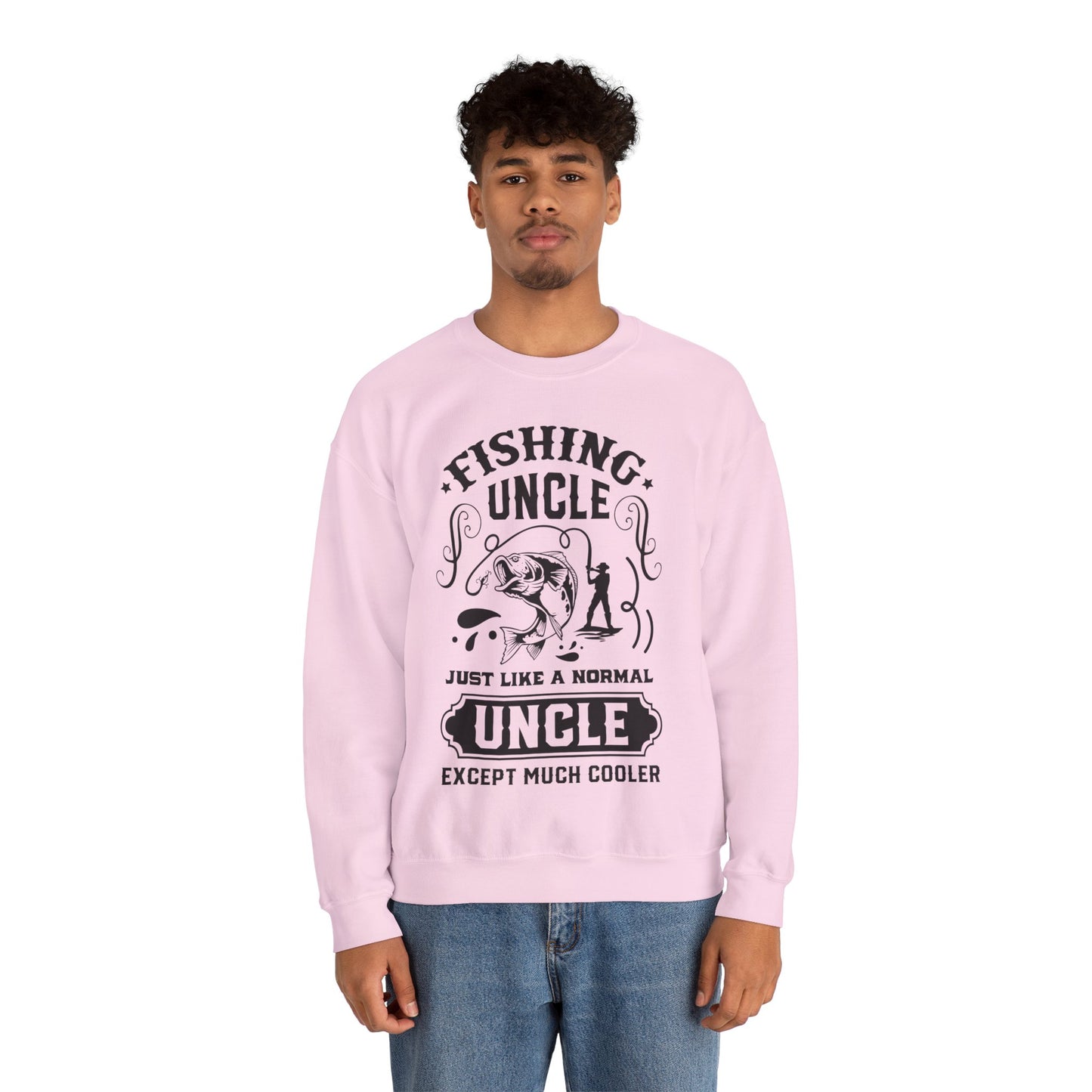 Fishing Uncle - Unisex Heavy Blend™ Crewneck Sweatshirt