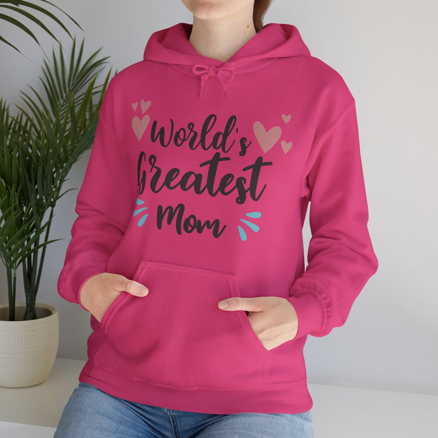 Worl Greatest Mom - Unisex Heavy Blend™ Hooded Sweatshirt