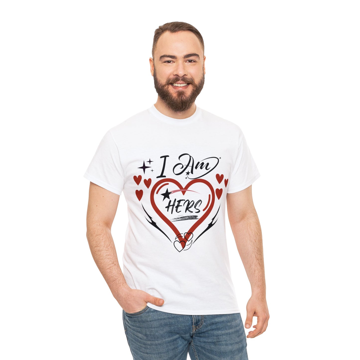 Valentine: I Am Hers - Unisex Heavy Cotton Tee