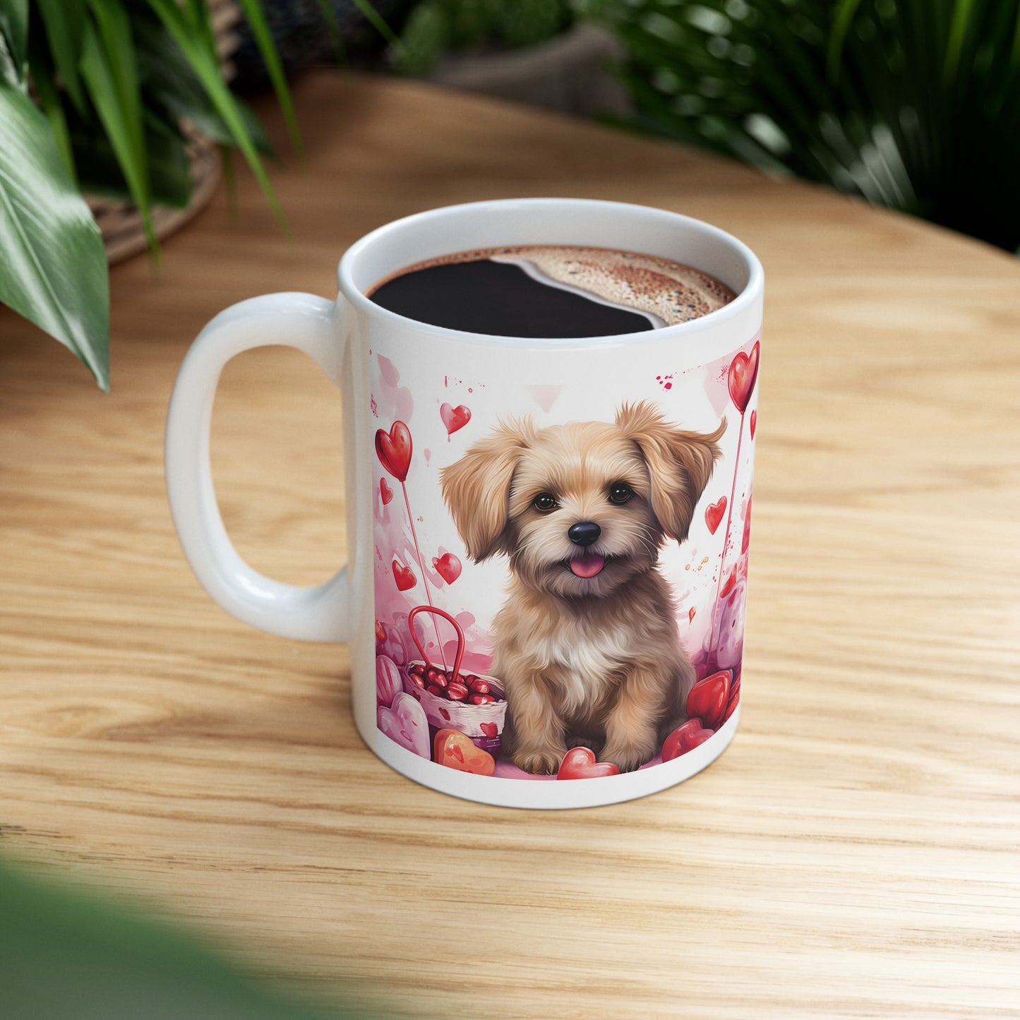 Valentine's Dog: Ceramic Mug 11oz