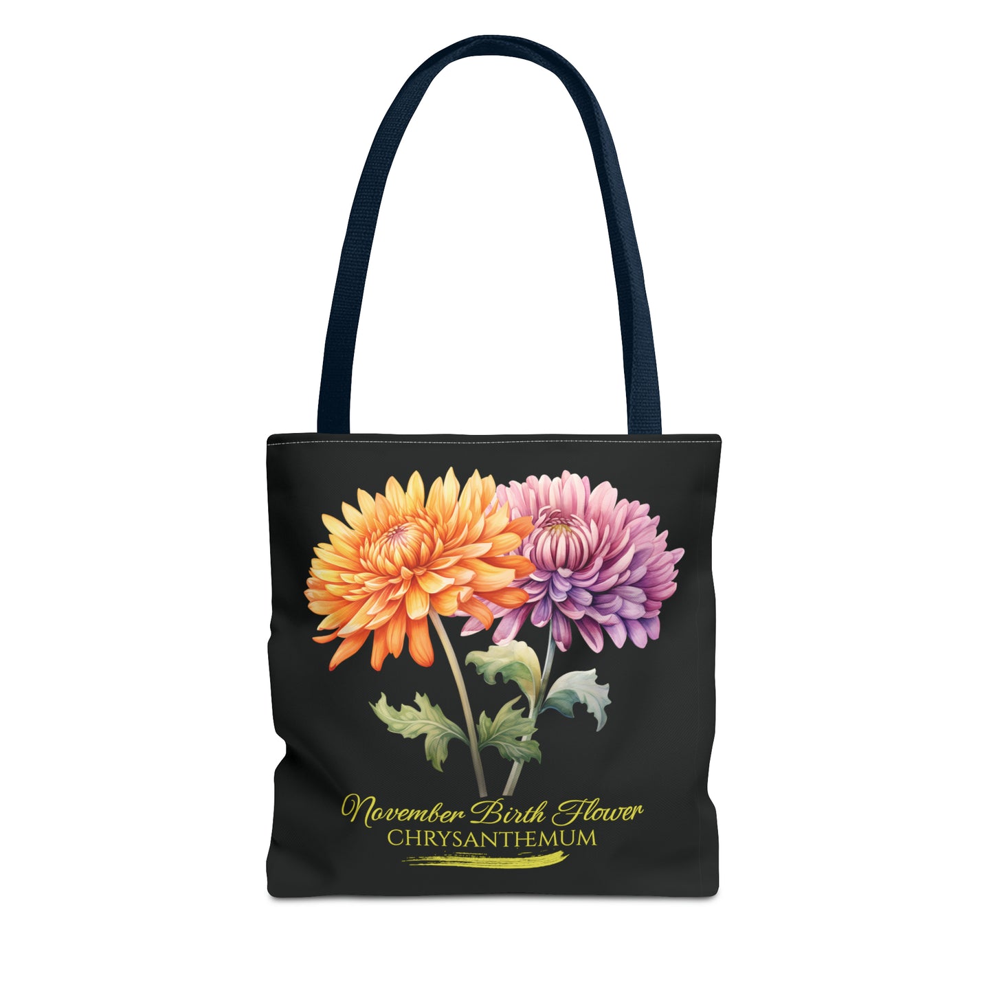 November Birth Flower: Chrysanthemum - Tote Bag (AOP)