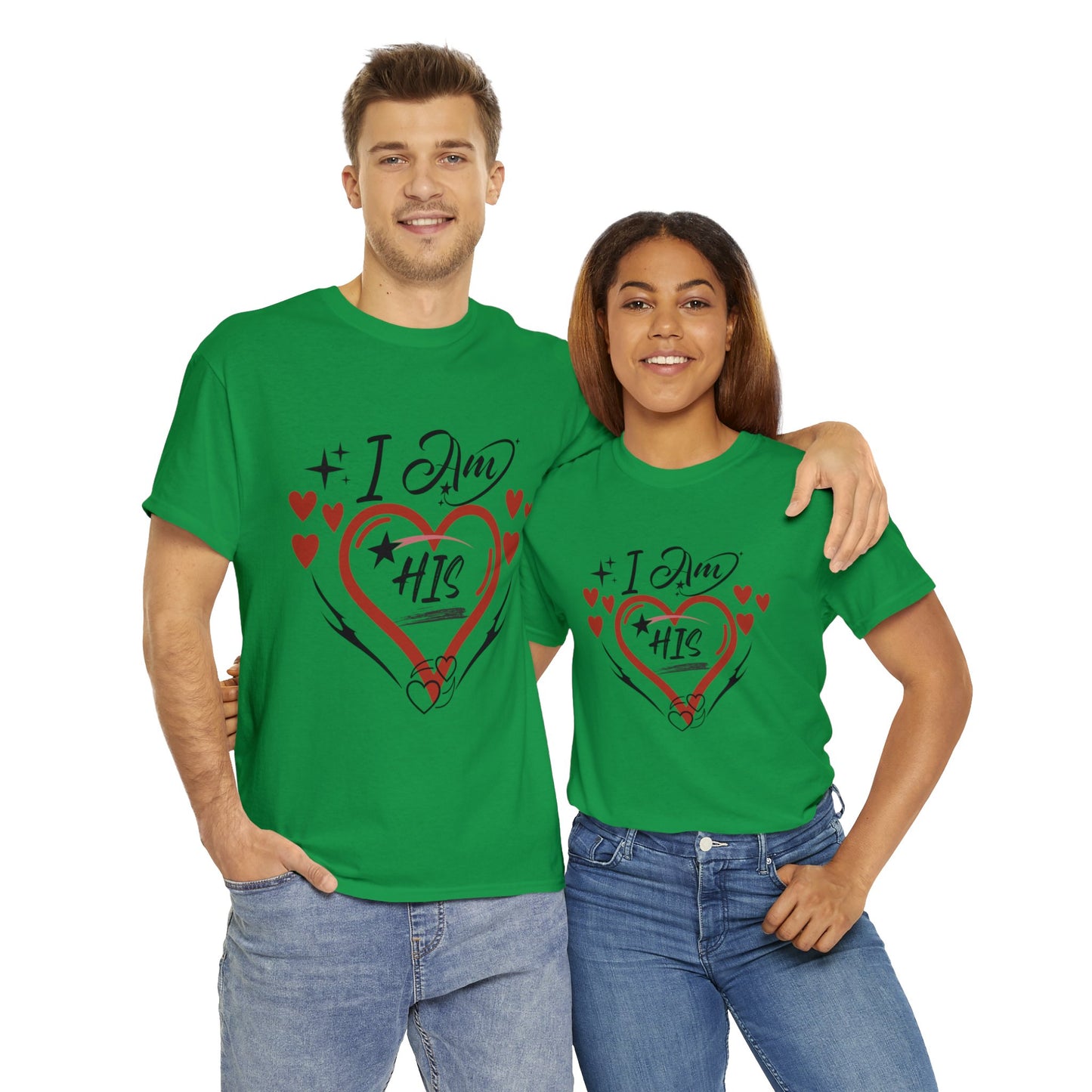 Valentine: I Am His - Unisex Heavy Cotton Tee